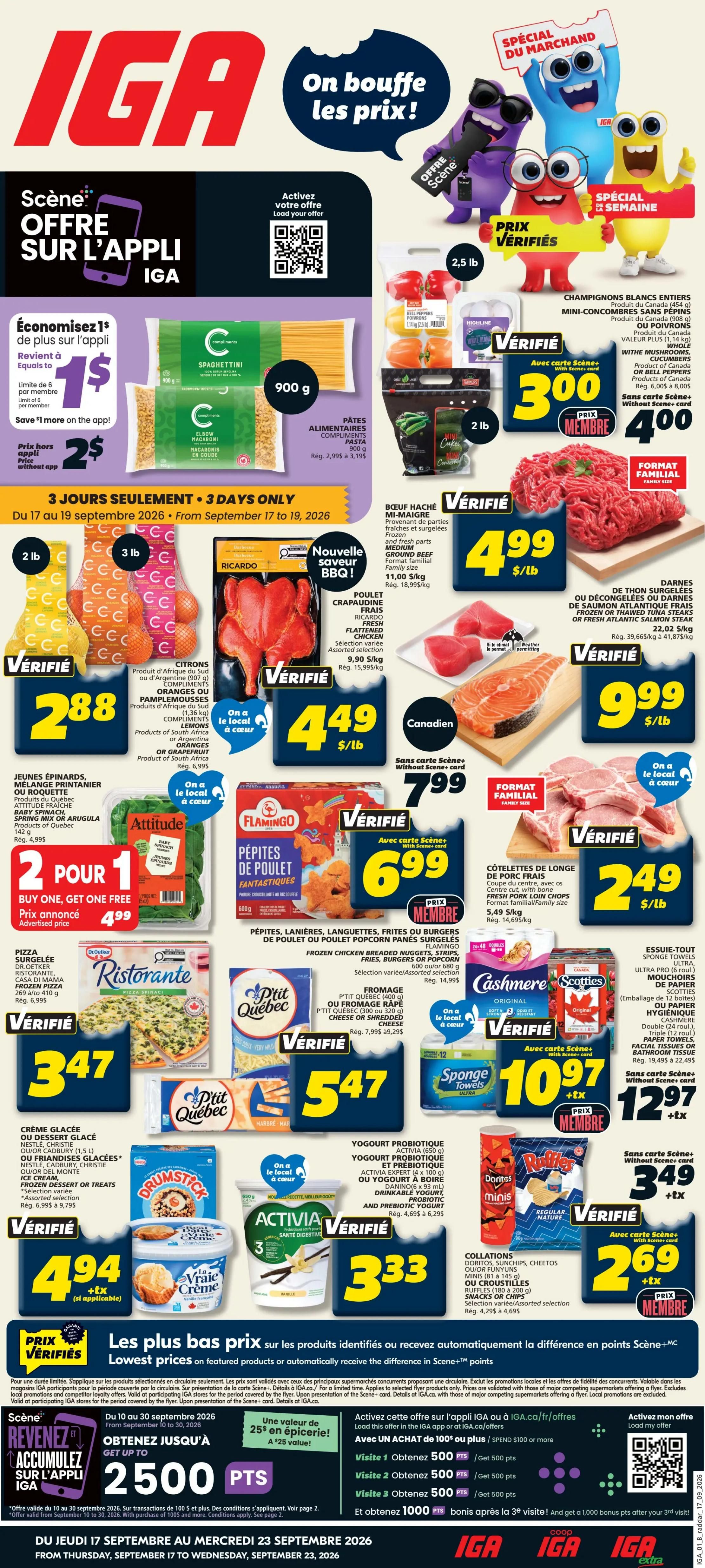 IGA (QC) Flyer September 17 to 23