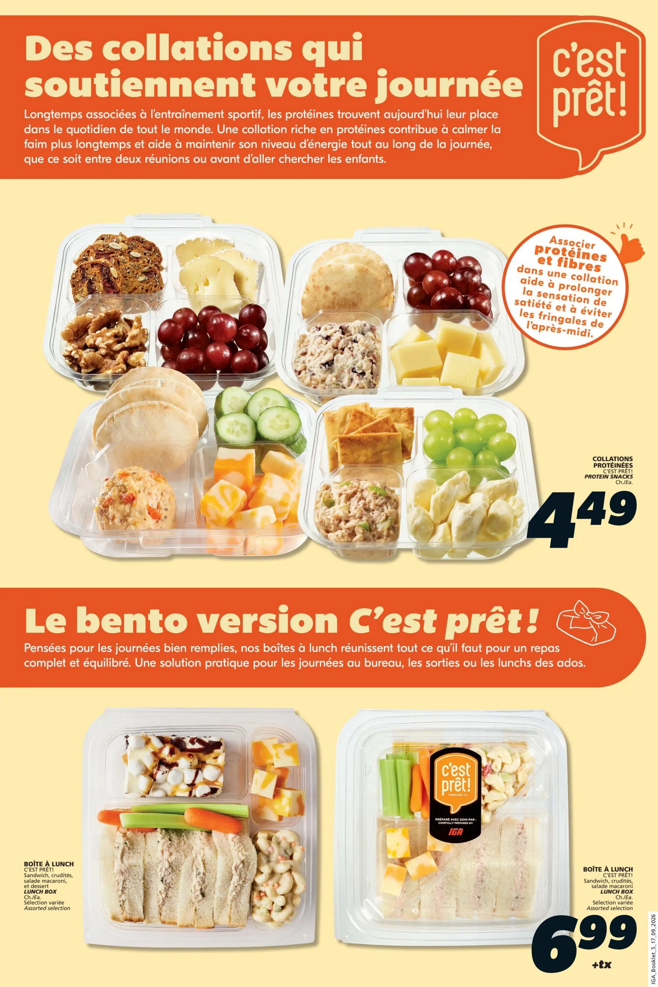 IGA (QC) Flyer September 17 to 23
