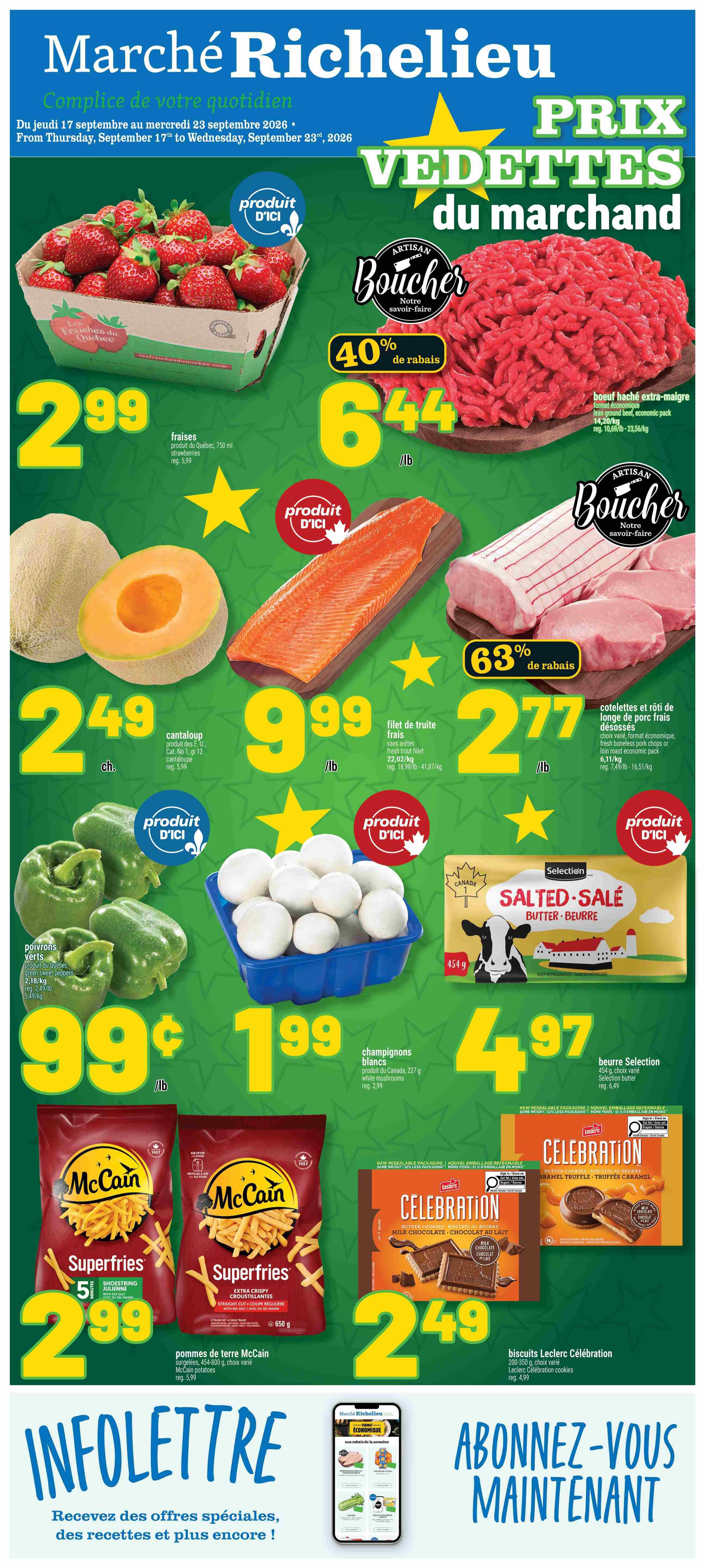 Marche Richelieu Flyer September 17 to 23