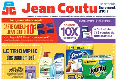Jean Coutu Flyer September 17 to 23