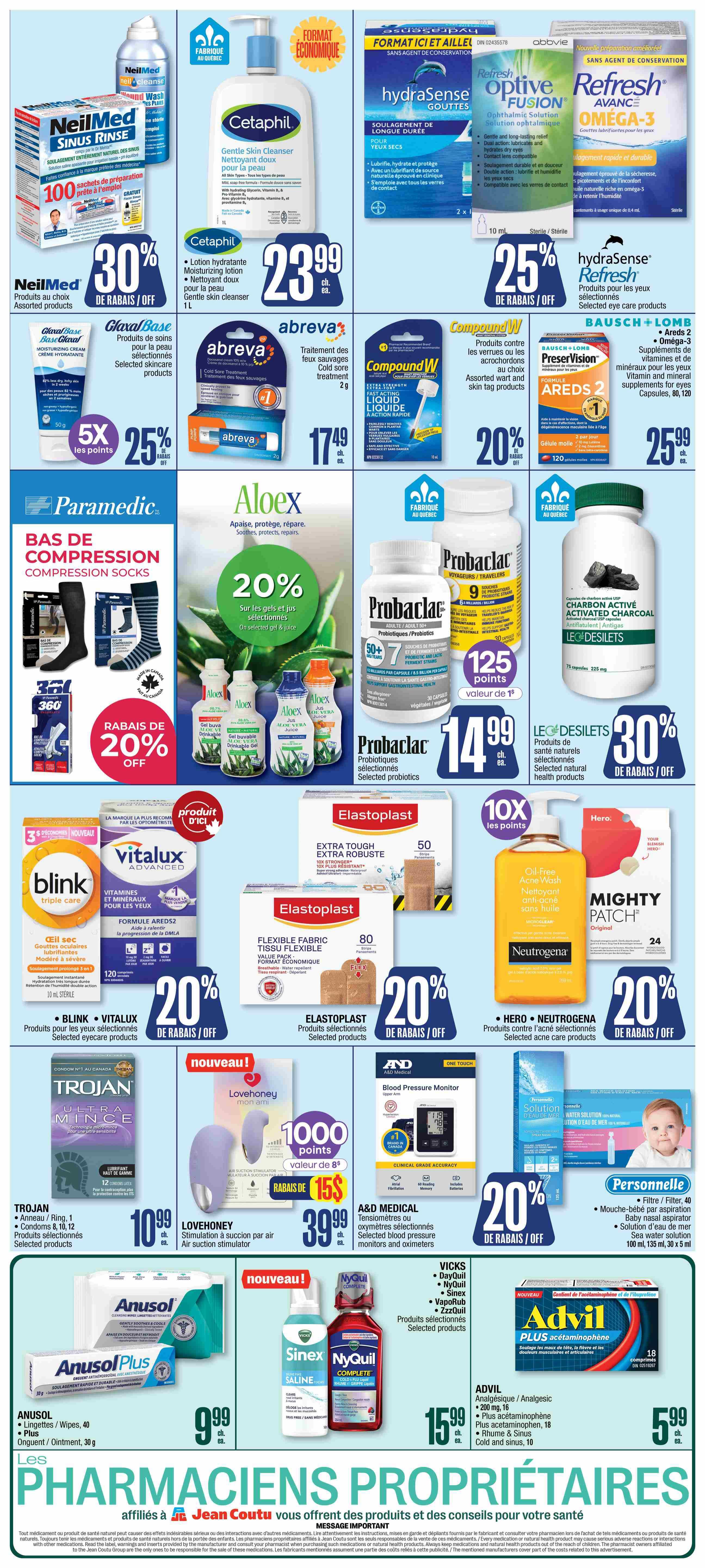 Jean Coutu Flyer September 17 to 23