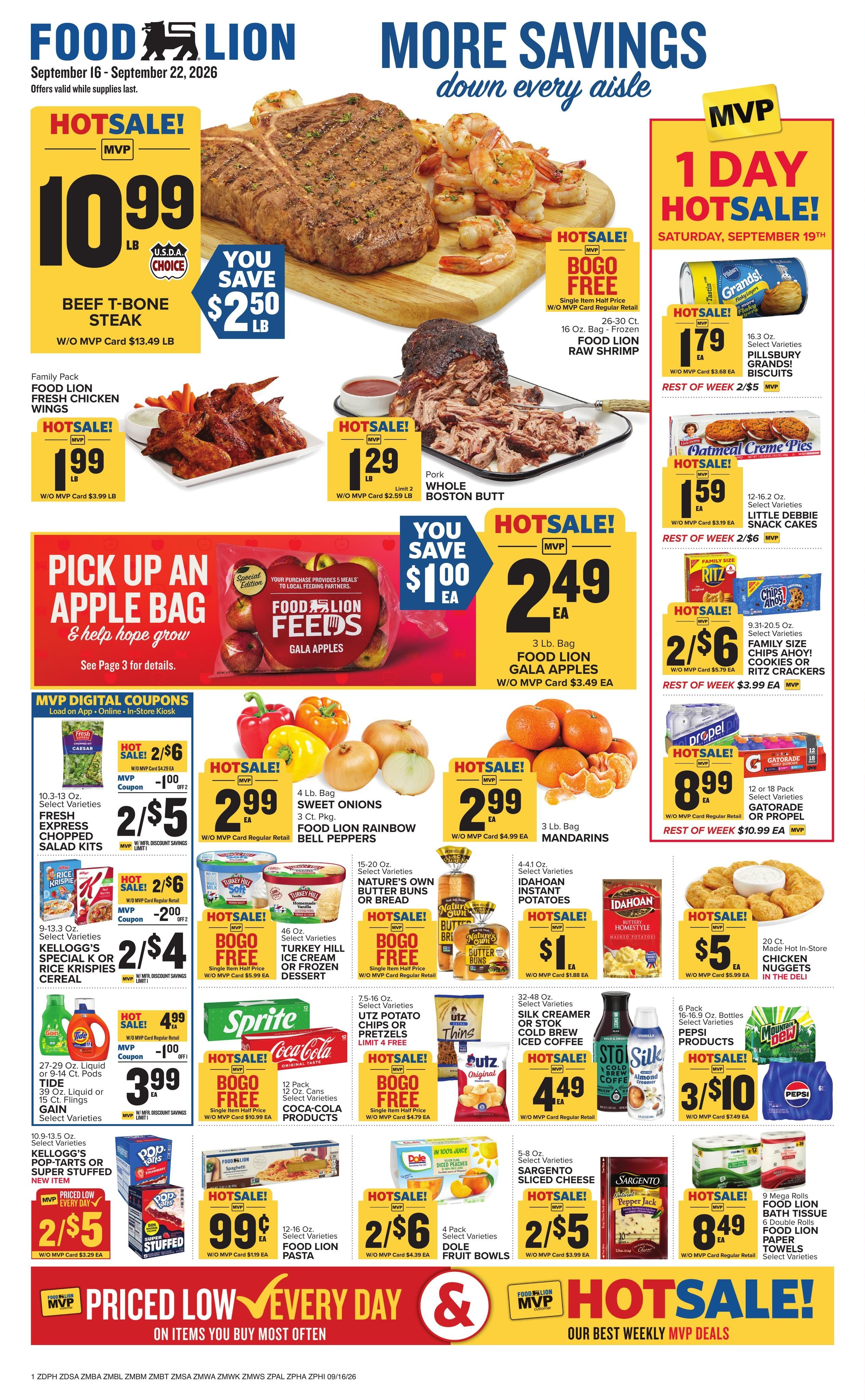 Food Lion (Annapolis-Baltimore Area, MD) Weekly Ad September 16 - 22, 2026