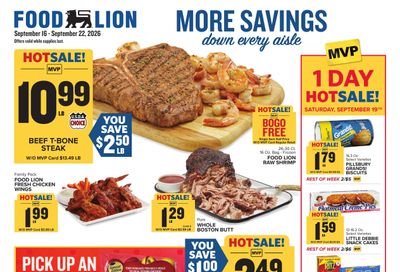 Food Lion (Haddonfield Area, NJ) Weekly Ad September 16 - 22, 2026