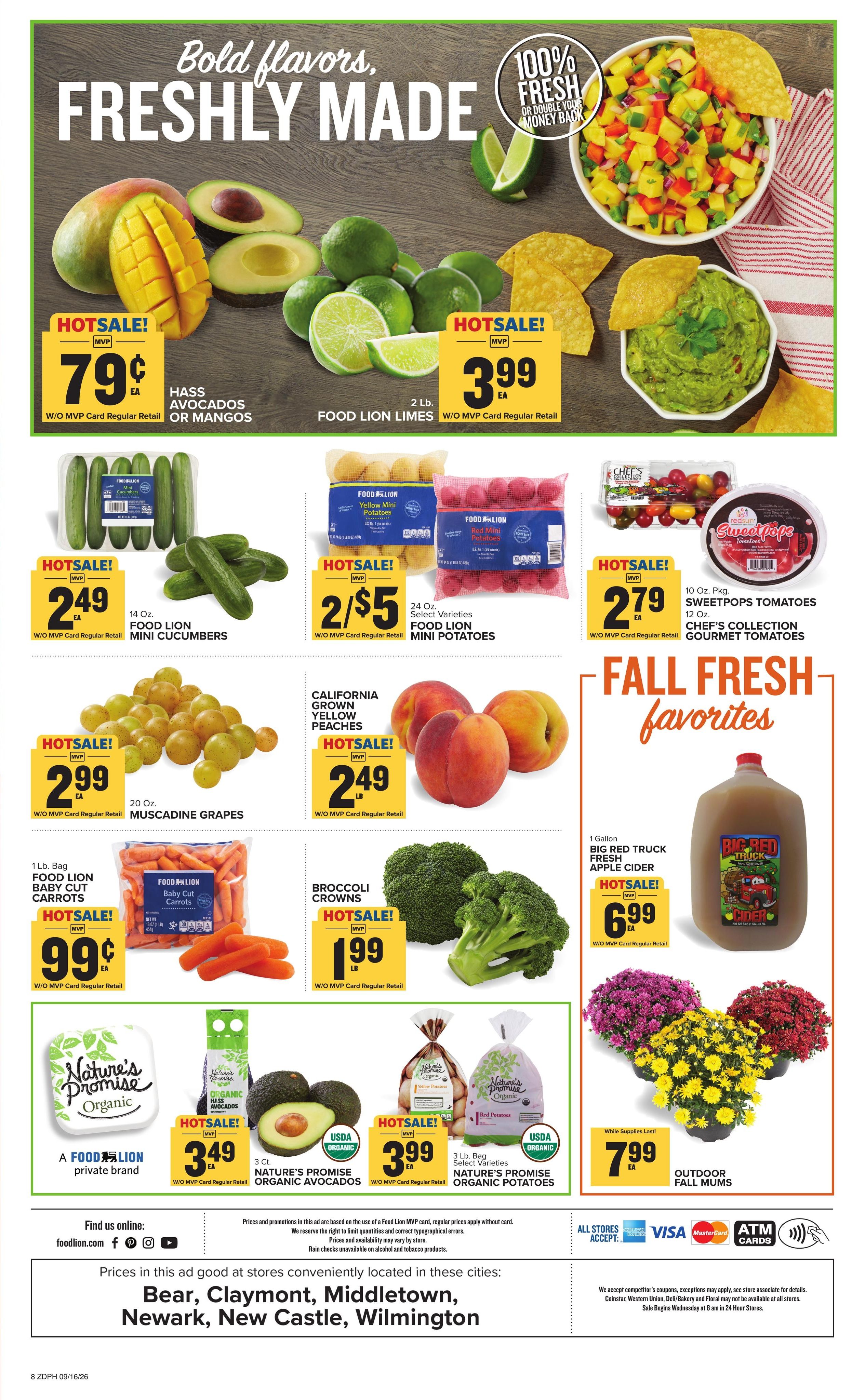 Food Lion (Haddonfield Area, NJ) Weekly Ad September 16 - 22, 2026