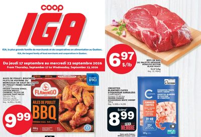 Coop IGA (QC) Flyer September 17 to 23