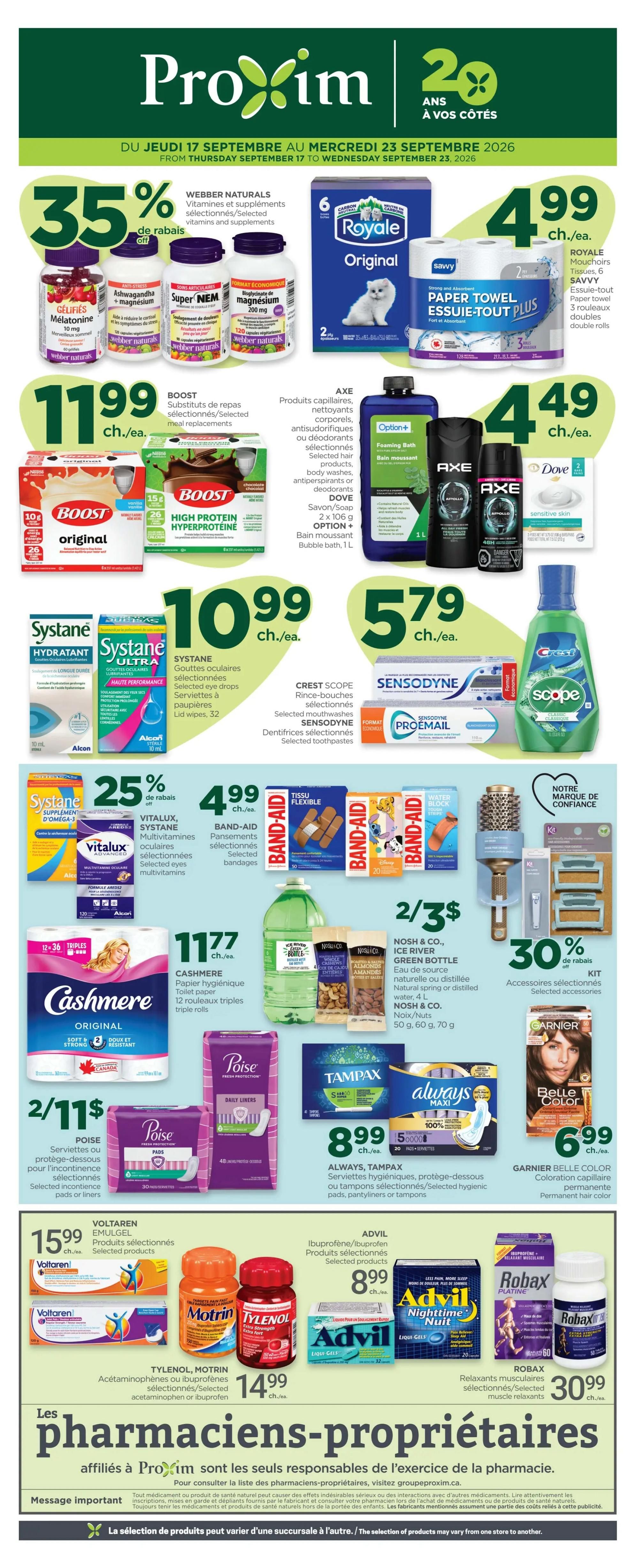 Proxim Flyer September 17 to 23