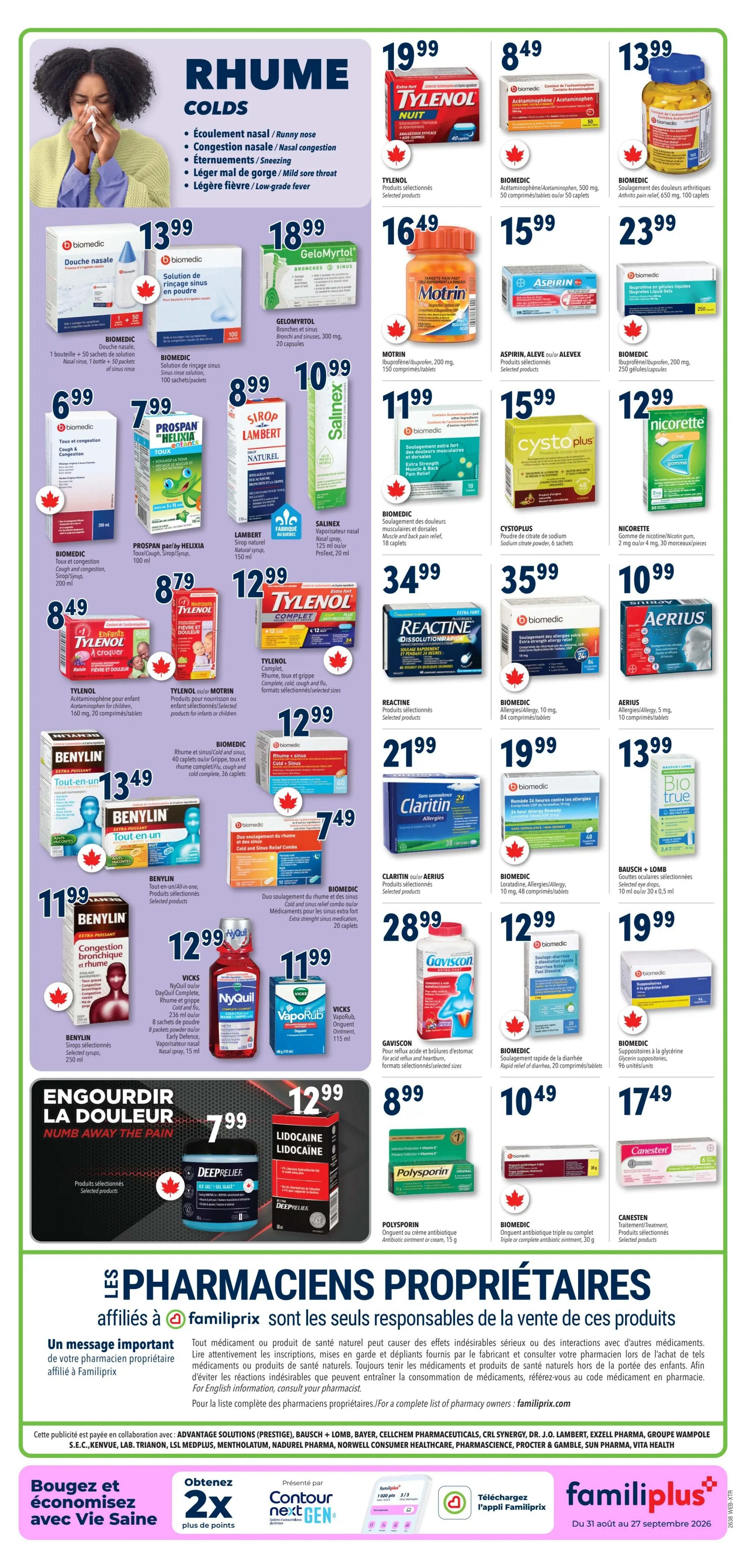 Familiprix Flyer September 17 to 23