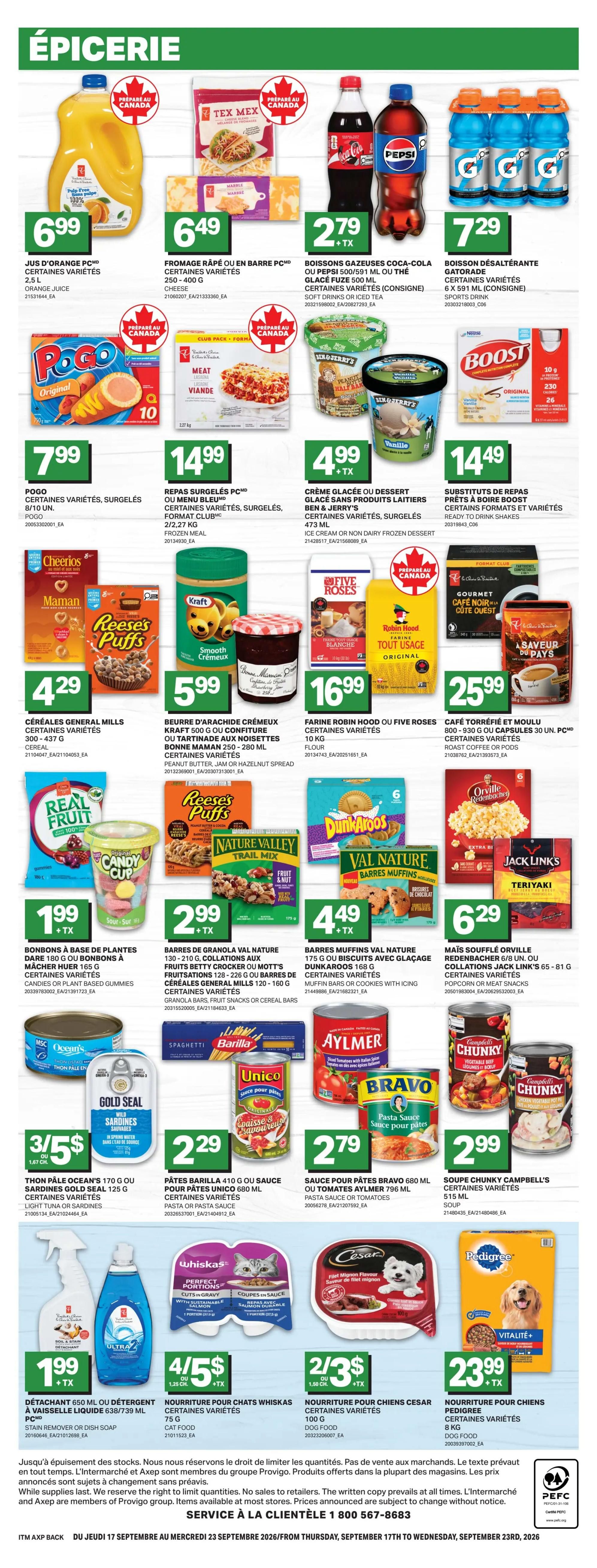 L'inter Marche Flyer September 17 to 23
