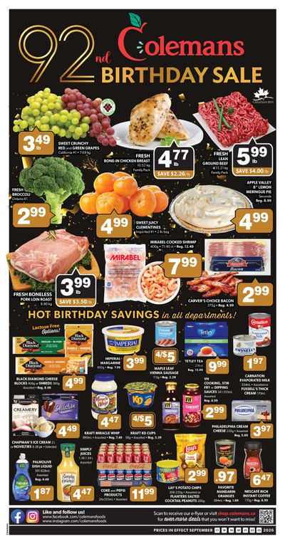 Coleman's Flyer September 17 to 23