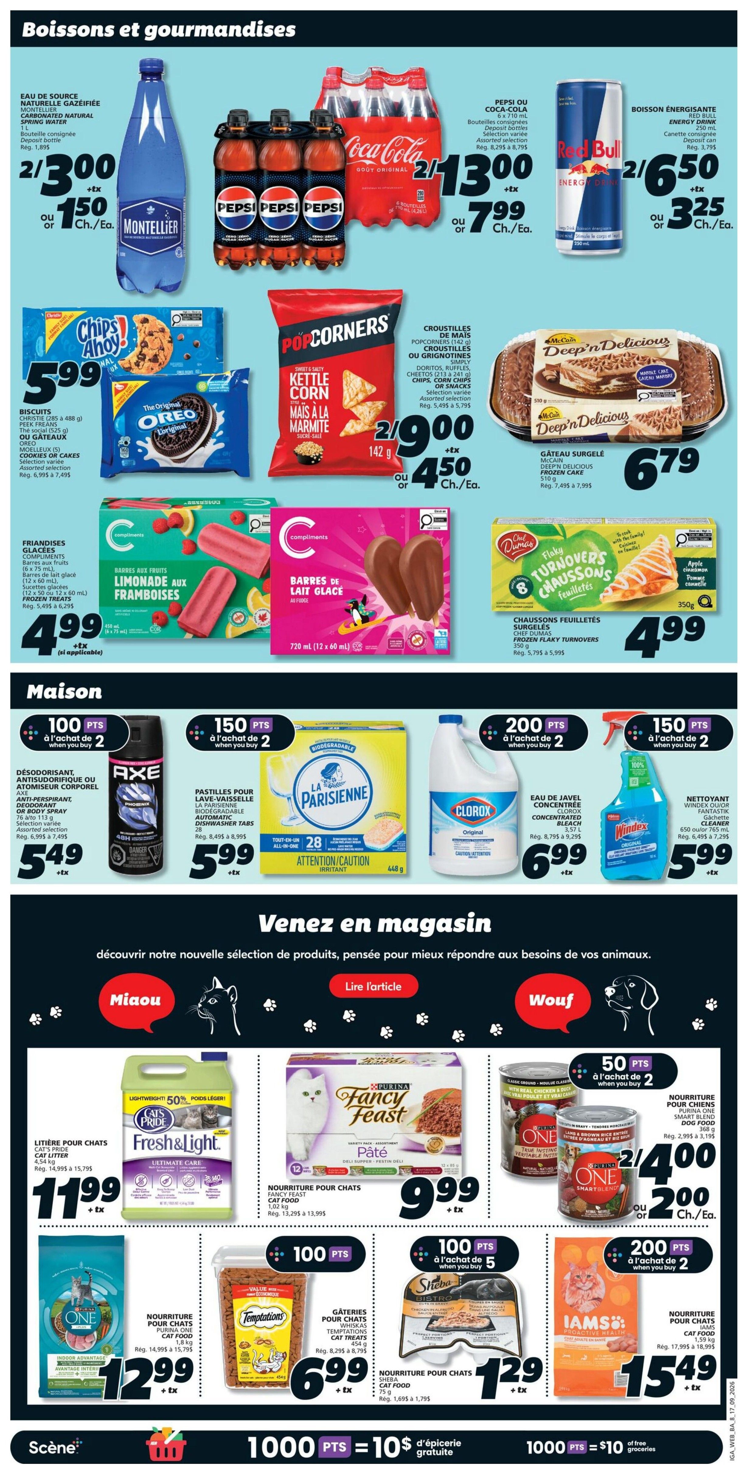 IGA (NB) Flyer September 17 to 23