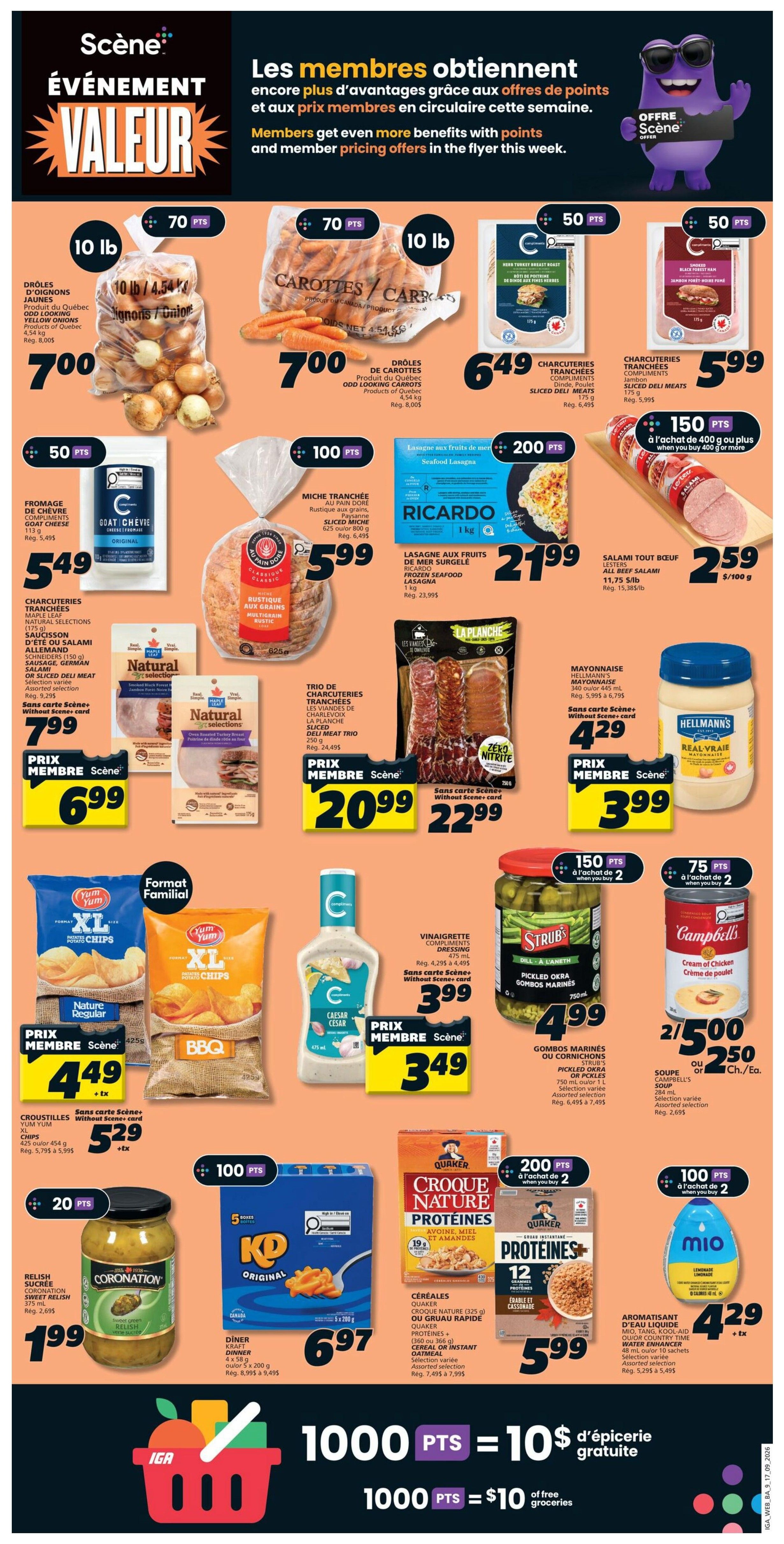 IGA (NB) Flyer September 17 to 23