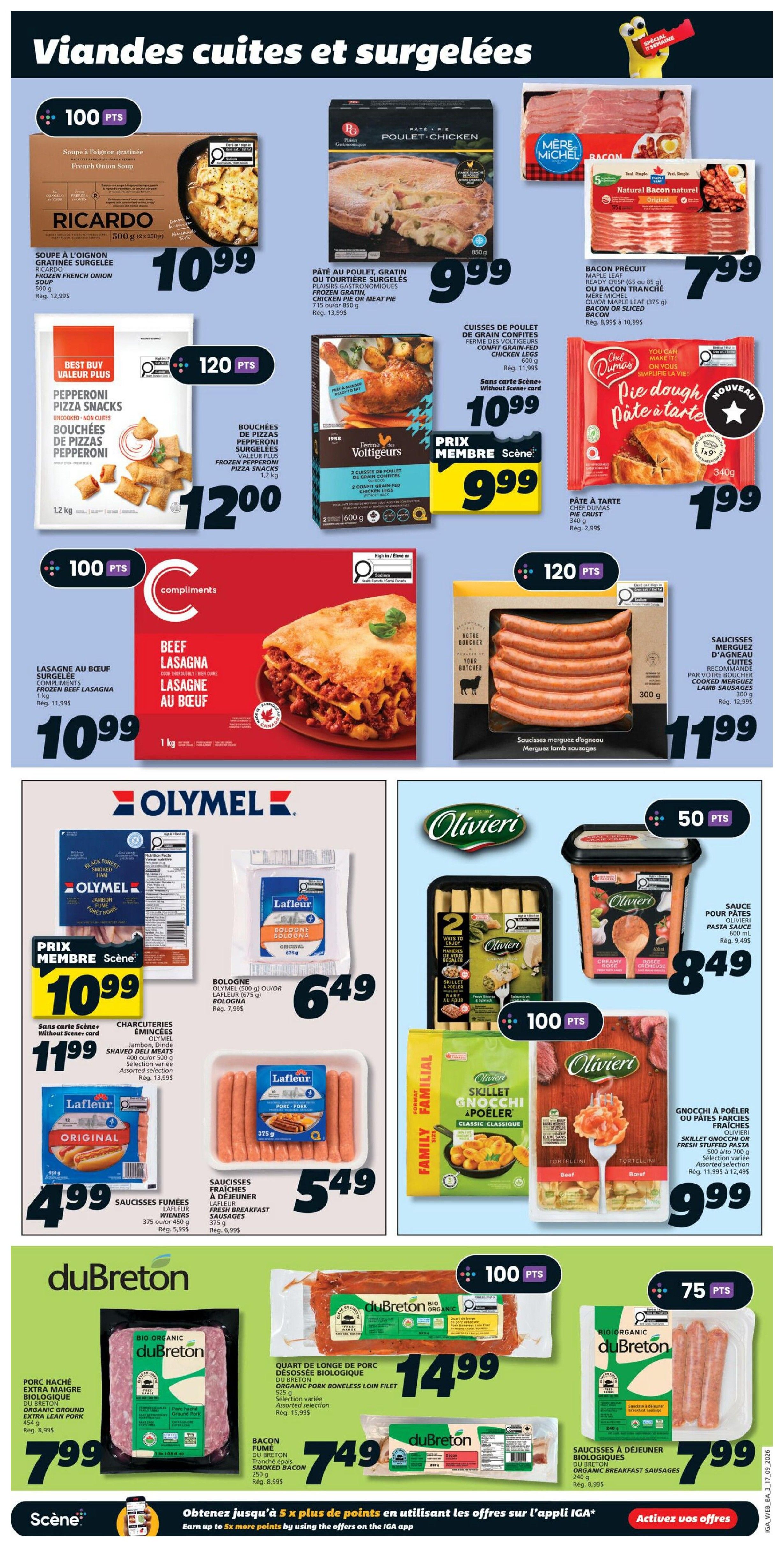 IGA (NB) Flyer September 17 to 23