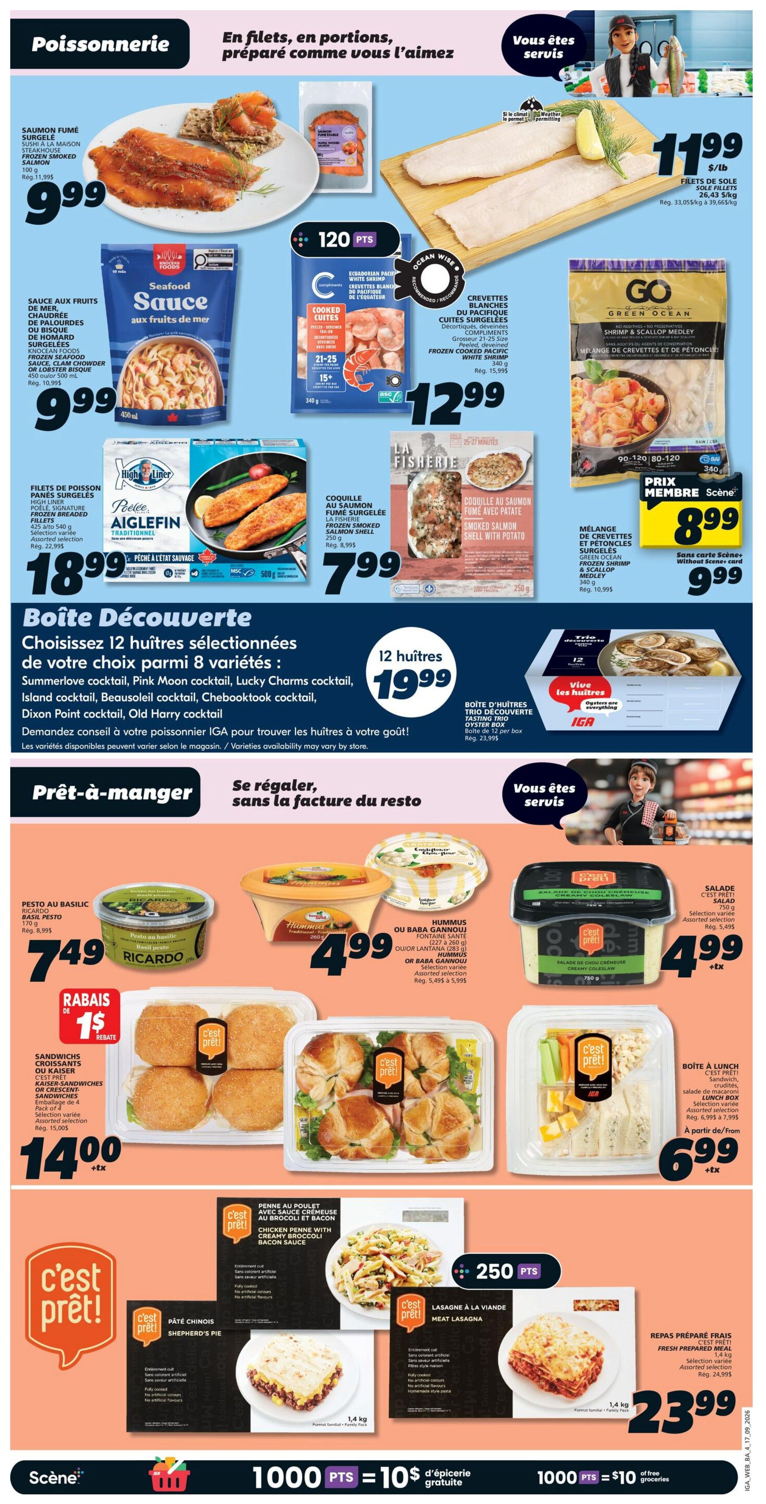 IGA (NB) Flyer September 17 to 23