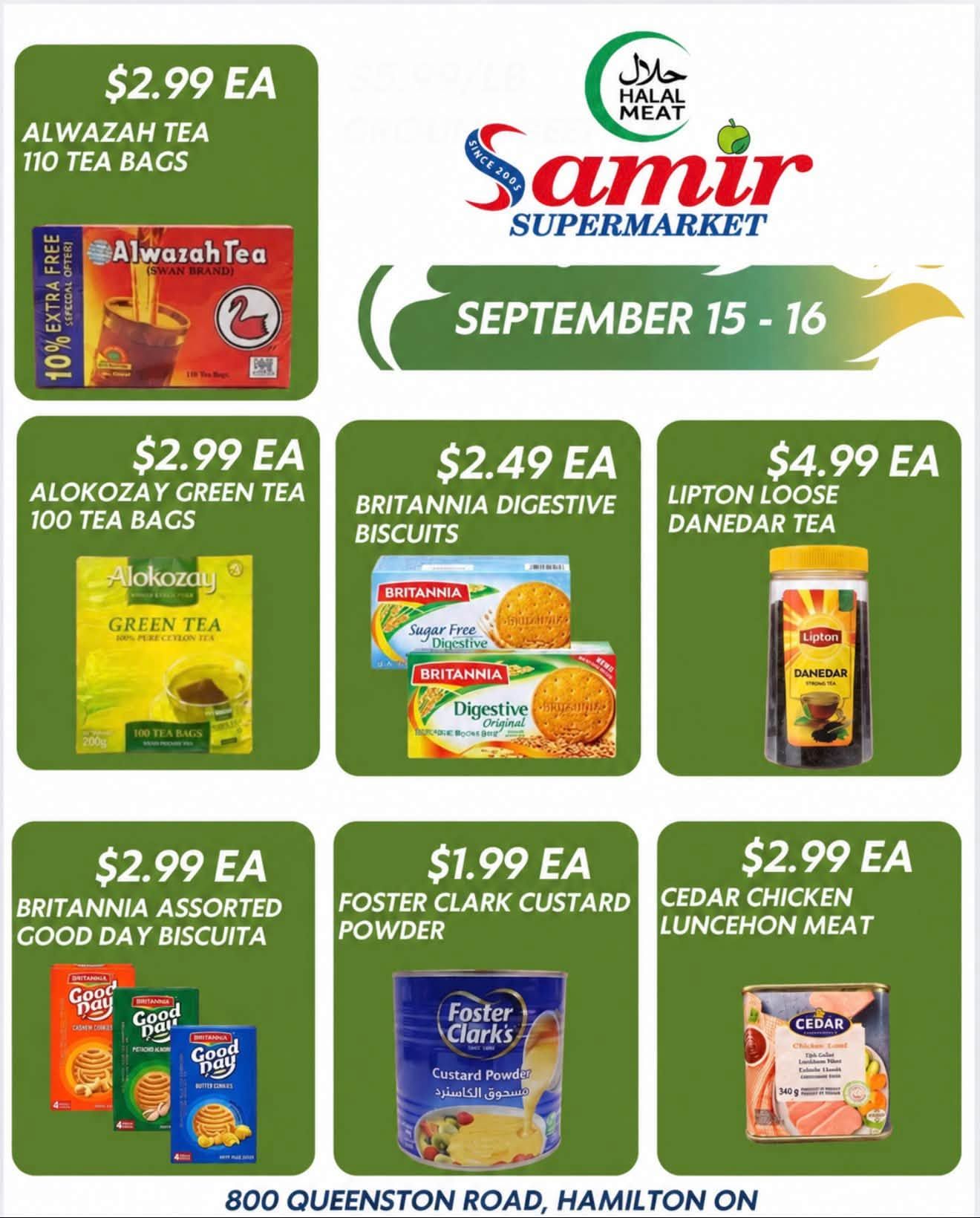 Samir Supermarket (Hamilton) Flyer September 15 and 16