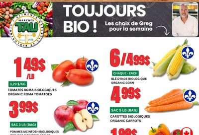 Marches Tau Produce Flyer September 14 to 20