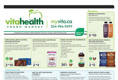 Vita Health Fresh Market Flyer November 15 to December 1