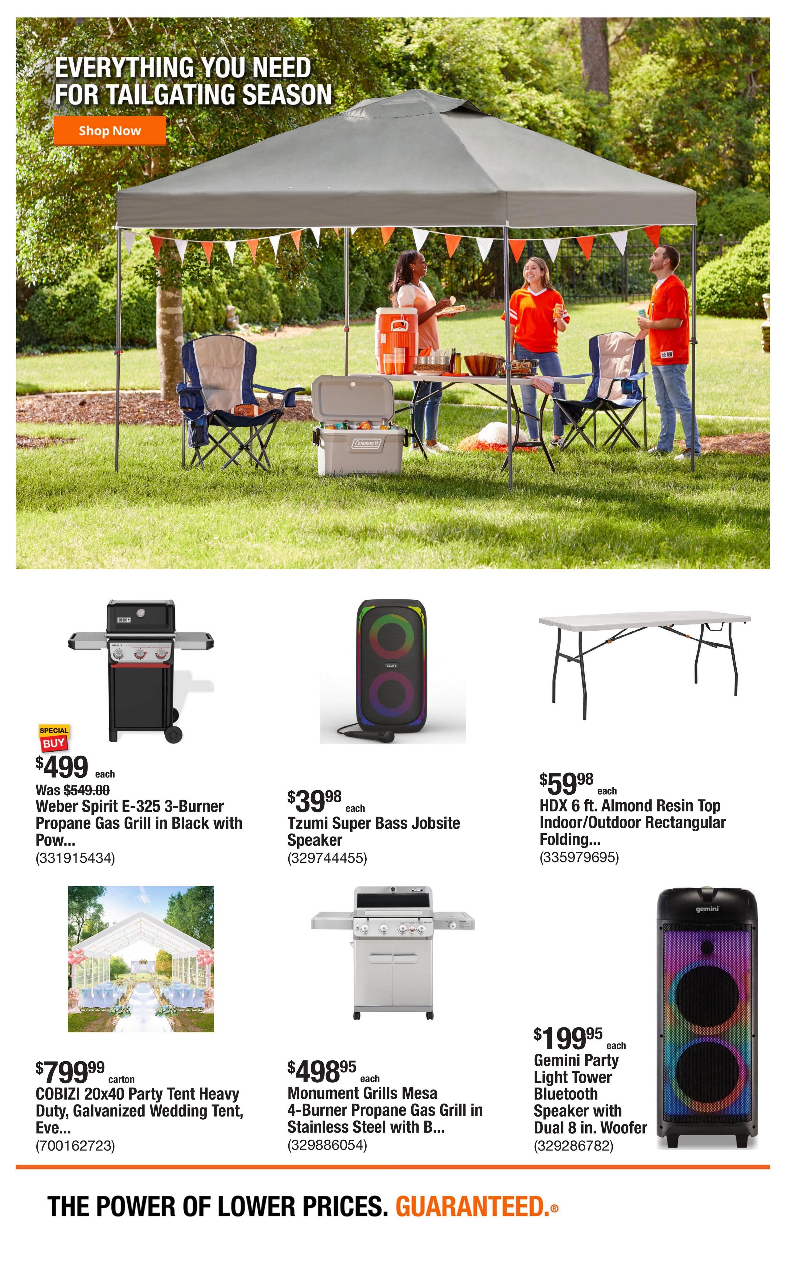 Home Depot (Allons Area, TN) Weekly Ad September 10 - 24, 2026