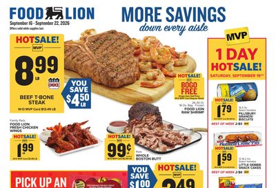 Food Lion (Angier Area, NC) Weekly Ad September 16 - 22, 2026