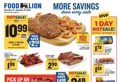 Food Lion (Hestand Area, KY) Weekly Ad September 16 - 22, 2026