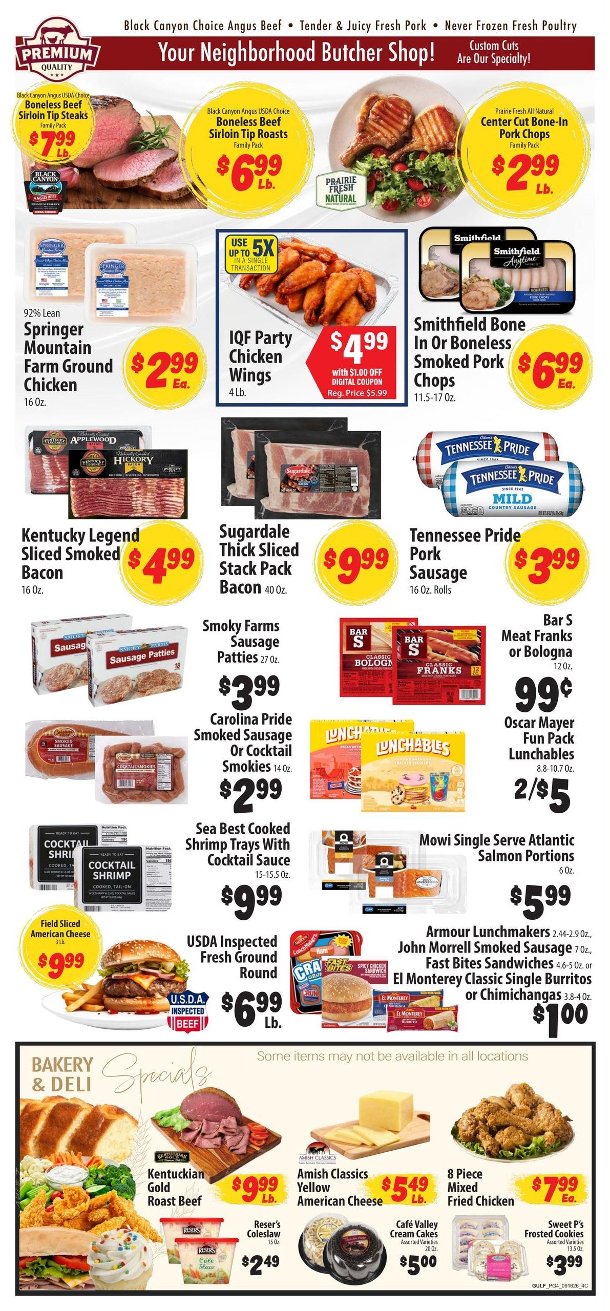 Piggly Wiggly (Pelham Area, GA) Weekly Ad September 16 - 22, 2026