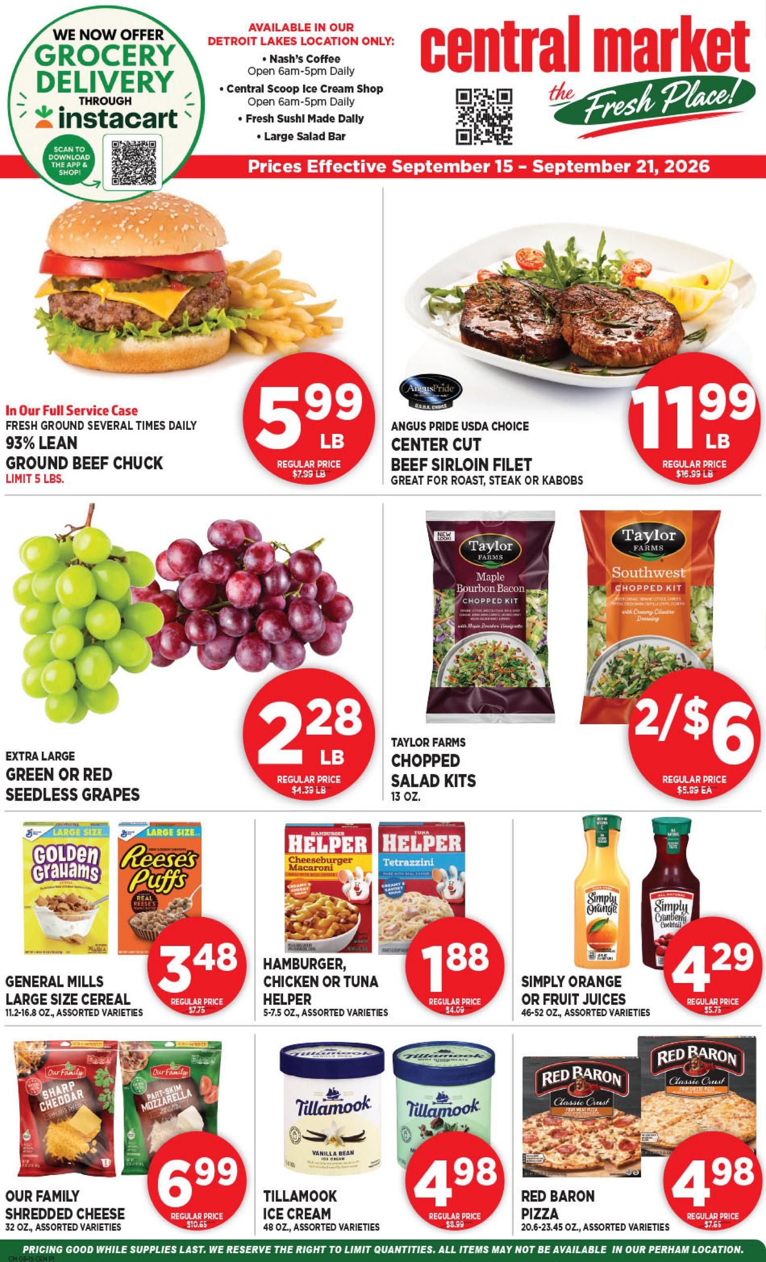 Central Market Weekly Ad September 15 - 21, 2026