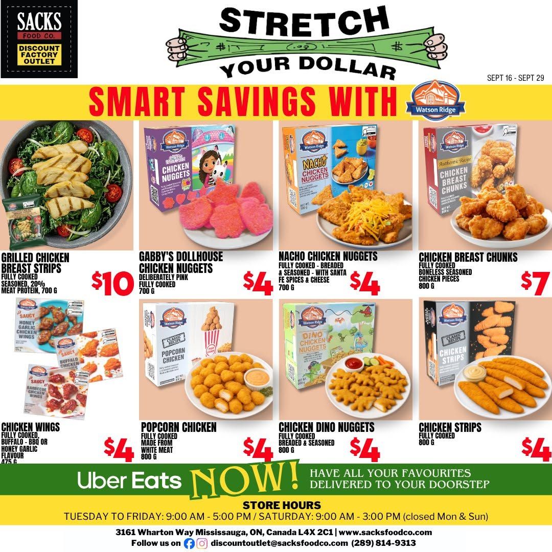 Sacks Food Co. Flyer September 16 to 29