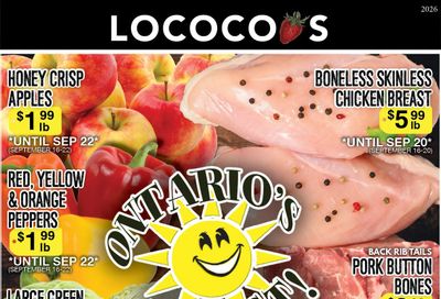 Lococo's Flyer September 16 to 20