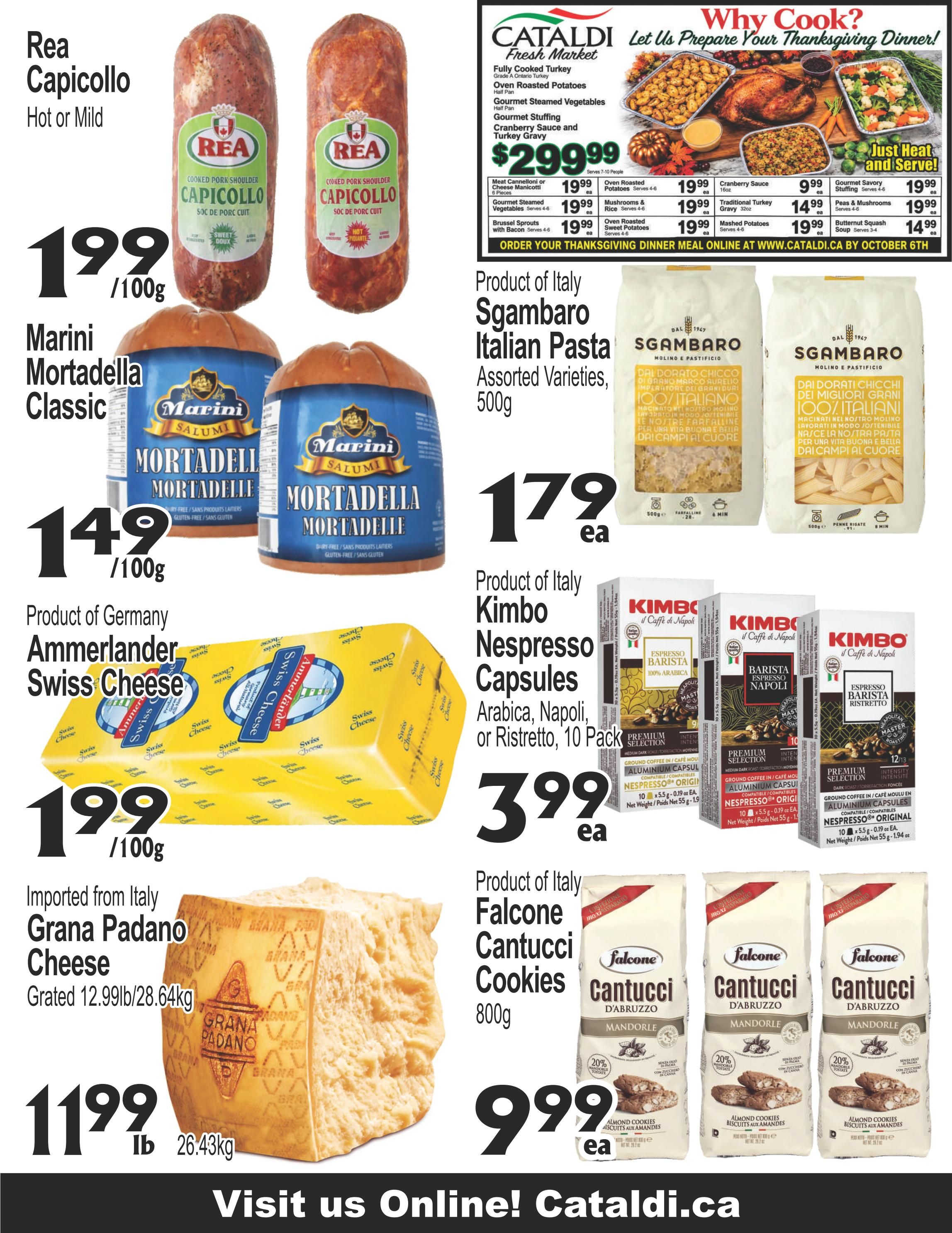 Cataldi Fresh Market Flyer September 16 to 22