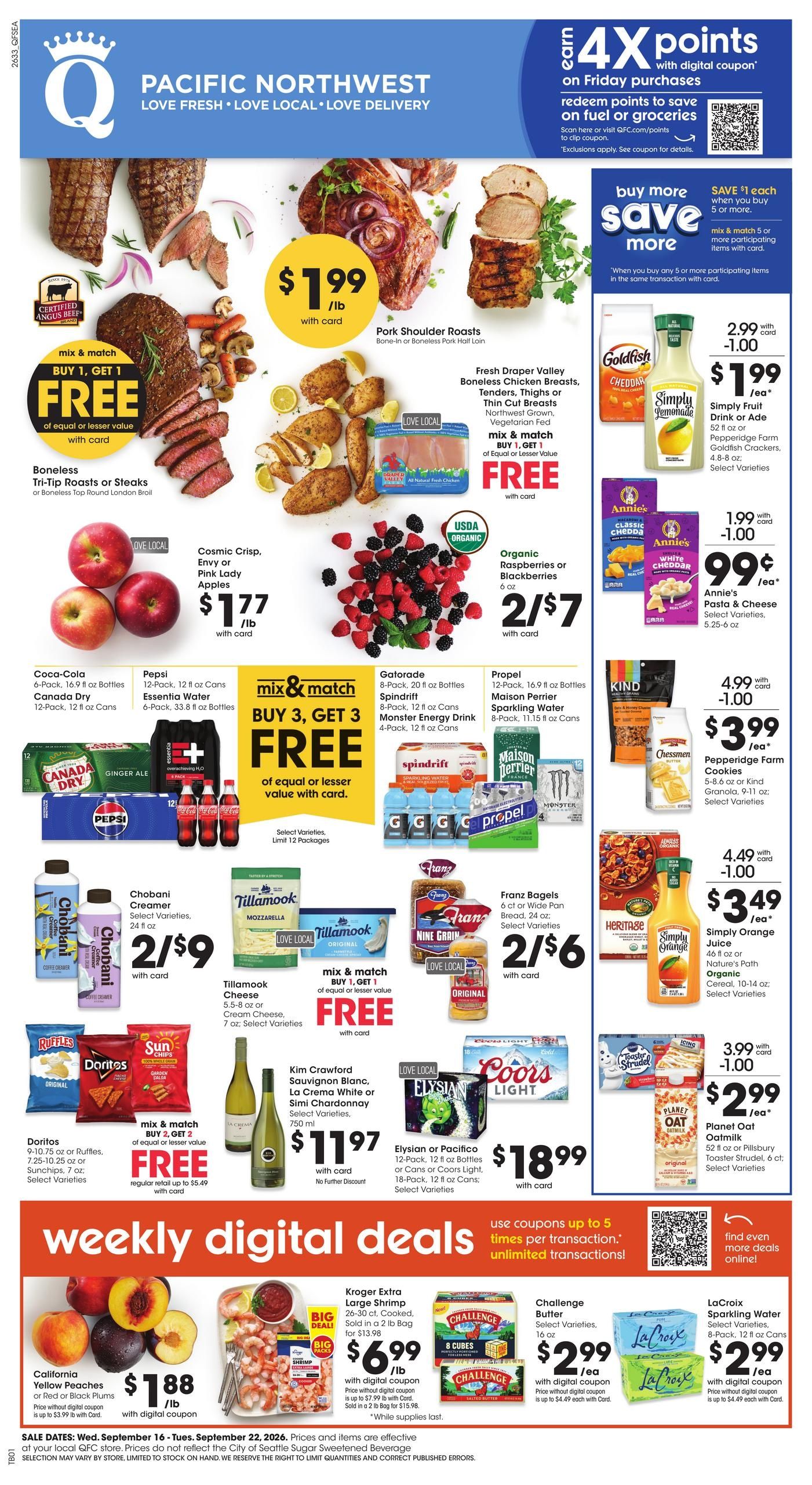 QFC (Concrete-Seattle Area, WA) Weekly Ad September 16 - 22, 2026