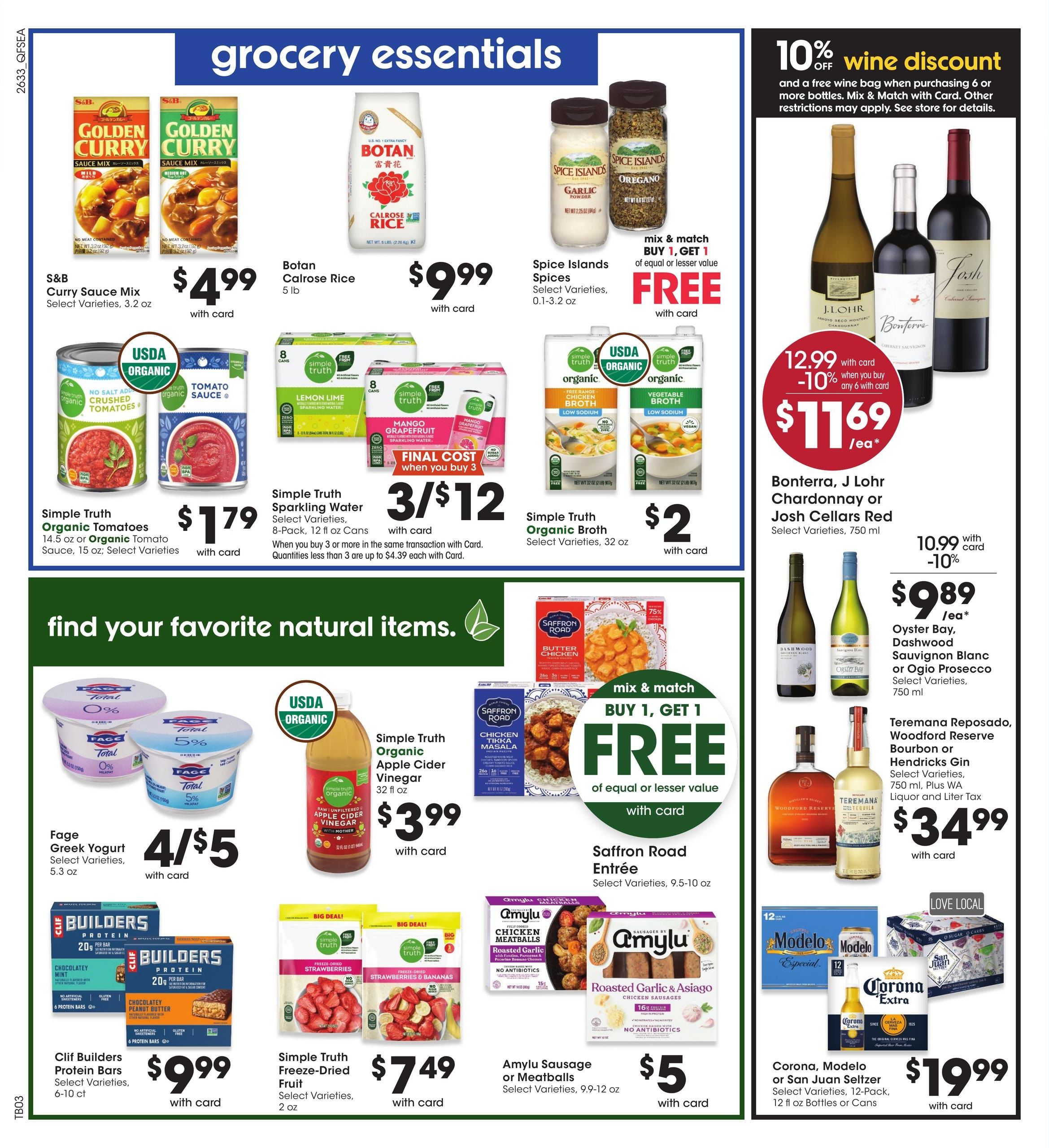 QFC (Concrete-Seattle Area, WA) Weekly Ad September 16 - 22, 2026