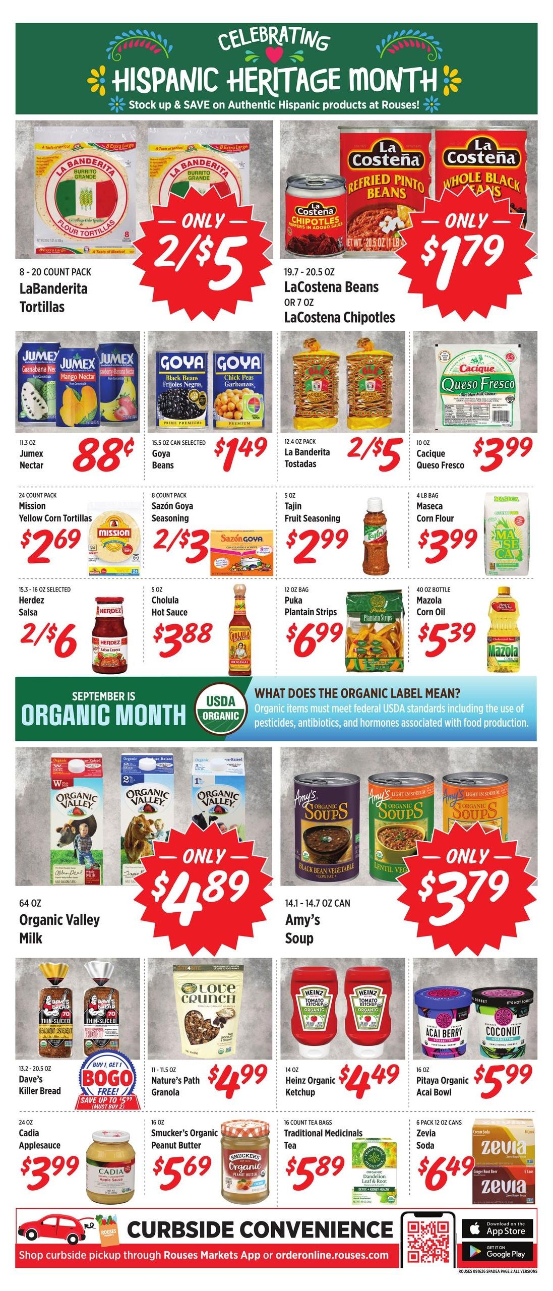 Rouses Supermarkets (Lafayette Area, LA) Weekly Ad September 16 - 23, 2026