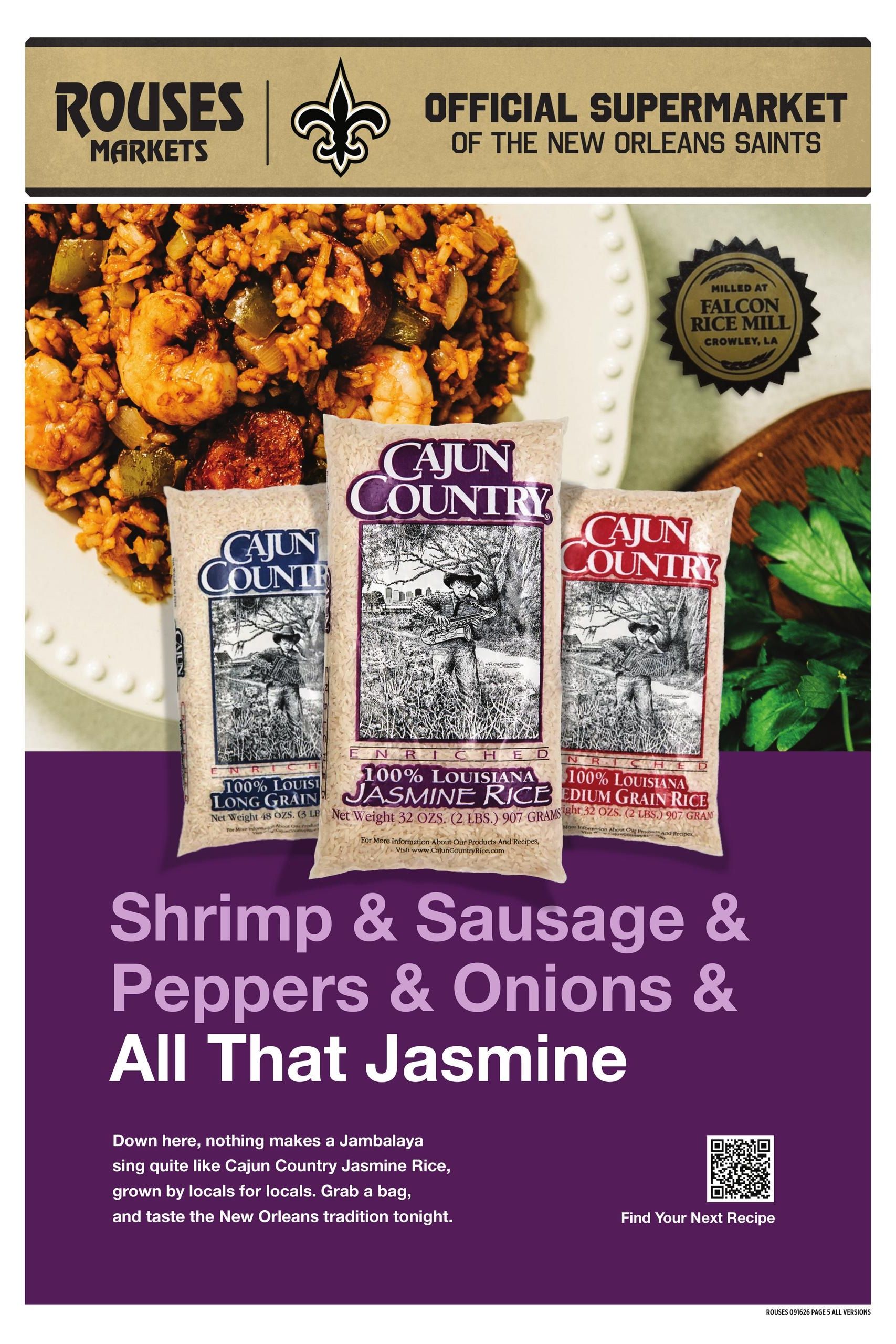 Rouses Supermarkets (Lafayette Area, LA) Weekly Ad September 16 - 23, 2026