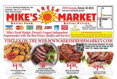 Mike's Fresh Market Weekly Ad September 14 - 27, 2026