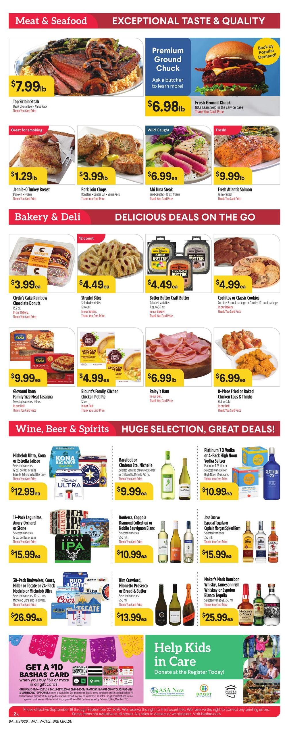 Bashas' (Apache Junction Area, AZ) Weekly Ad September 16 - 22, 2026