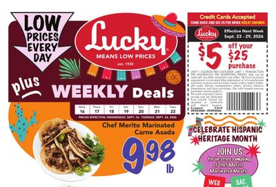 Lucky Weekly Ad September 16 - 22, 2026