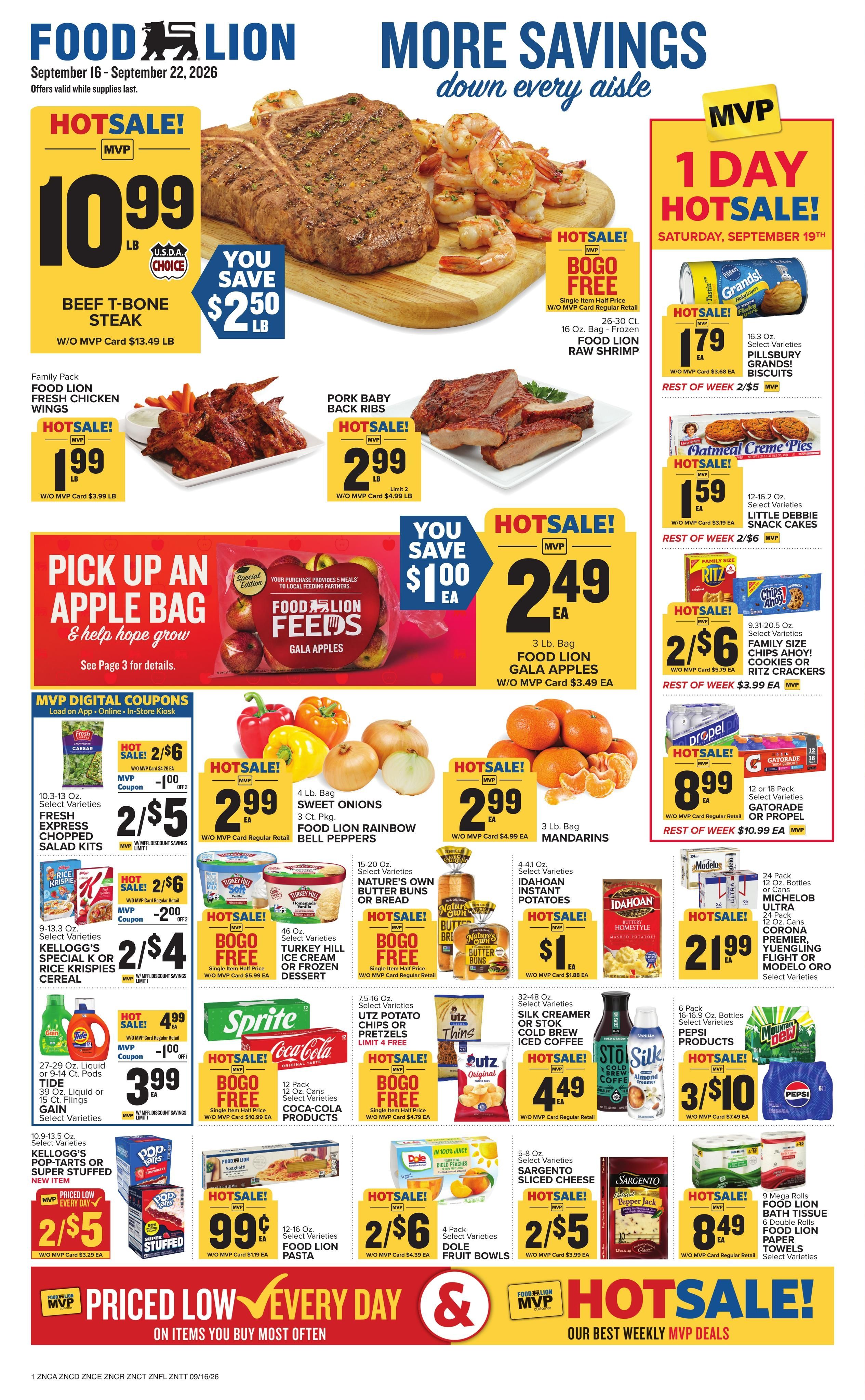 Food Lion (Morganton Area, NC) Weekly Ad September 16 - 22, 2026