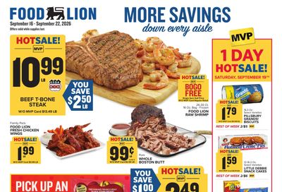 Food Lion (Richmond Area, VA) Weekly Ad September 16 - 22, 2026