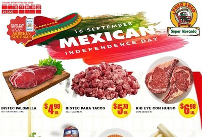 Poco Loco Supermercado (Austin and Georgetown, TX) Weekly Ad September 16 - 22, 2026