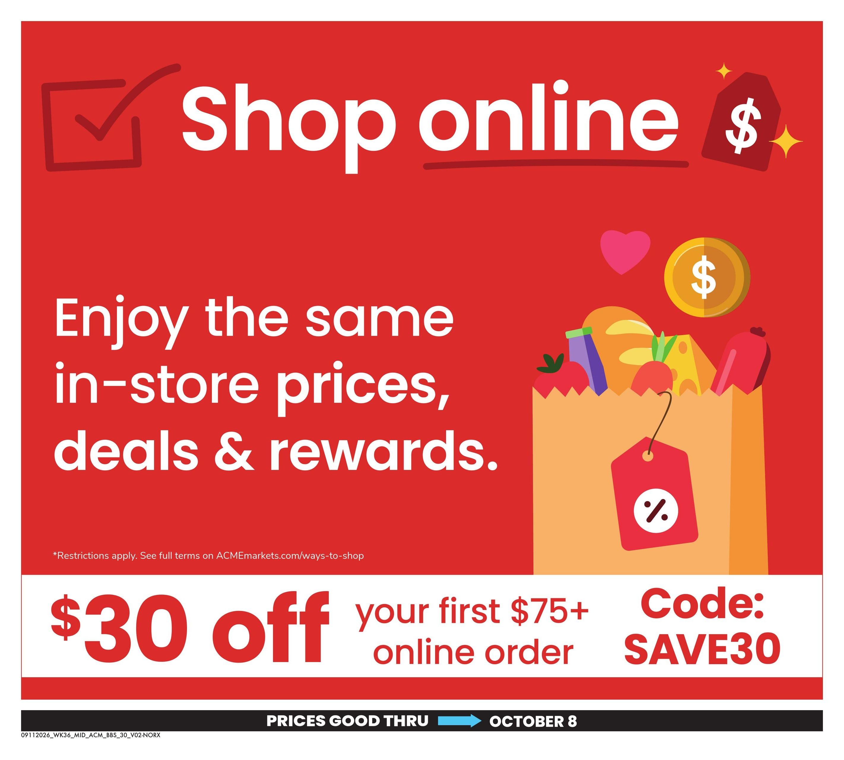 Acme Markets (Bridgeport-Stamford Area, CT) Big Book of Savings Weekly Ad September 11 - October 8, 2026