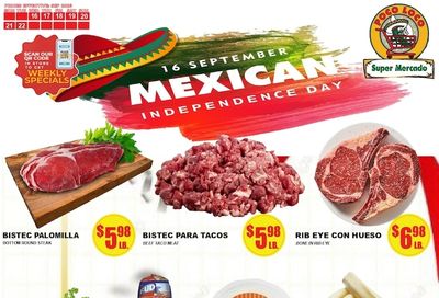 Poco Loco Supermercado (Elgin and other locations, TX) Weekly Ad September 16 - 22, 2026