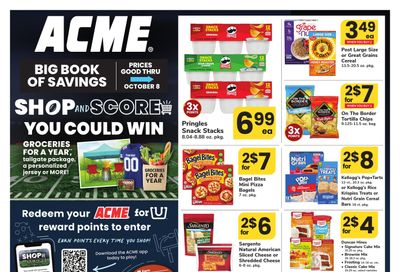 Acme Markets (Lakewood Area, NJ) Big Book of Savings Weekly Ad September 11 - October 8, 2026