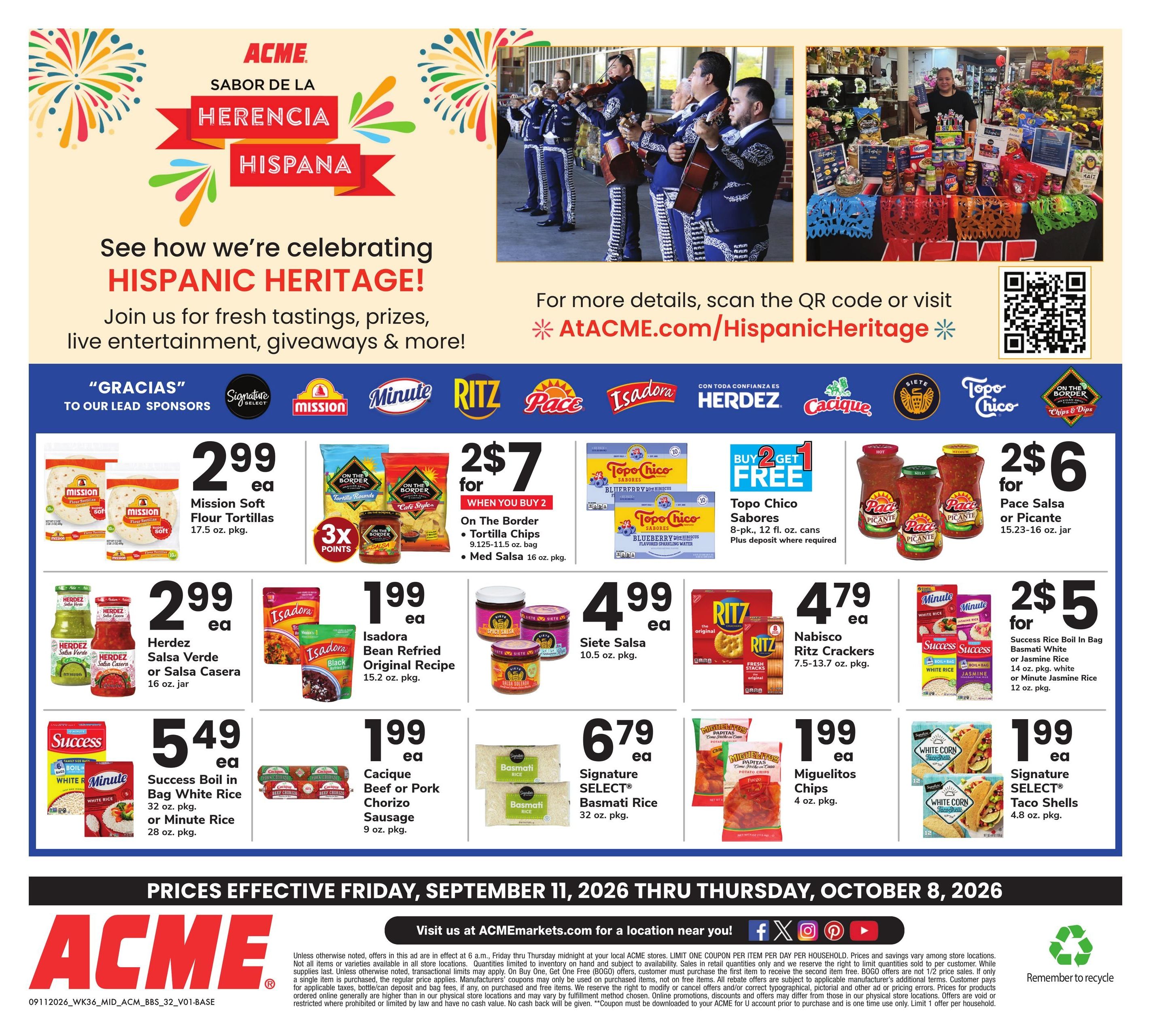 Acme Markets (Lakewood Area, NJ) Big Book of Savings Weekly Ad September 11 - October 8, 2026