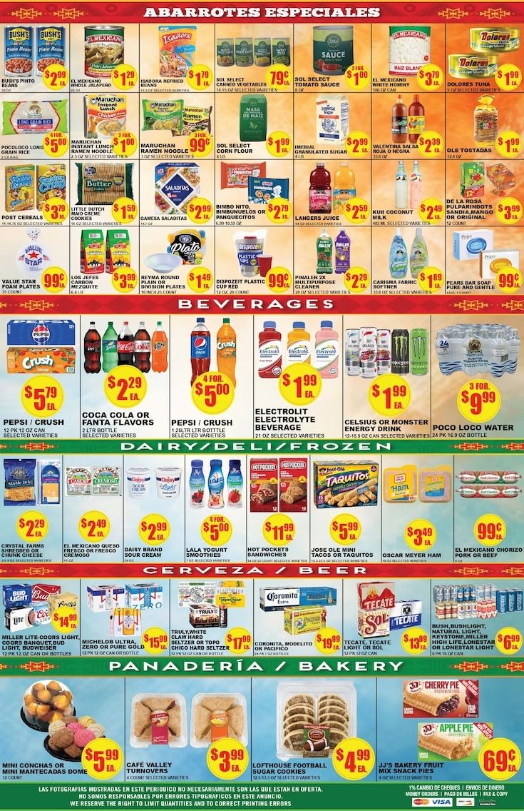Poco Loco Supermercado (Texas) Weekly Ad September 16 - 22, 2026