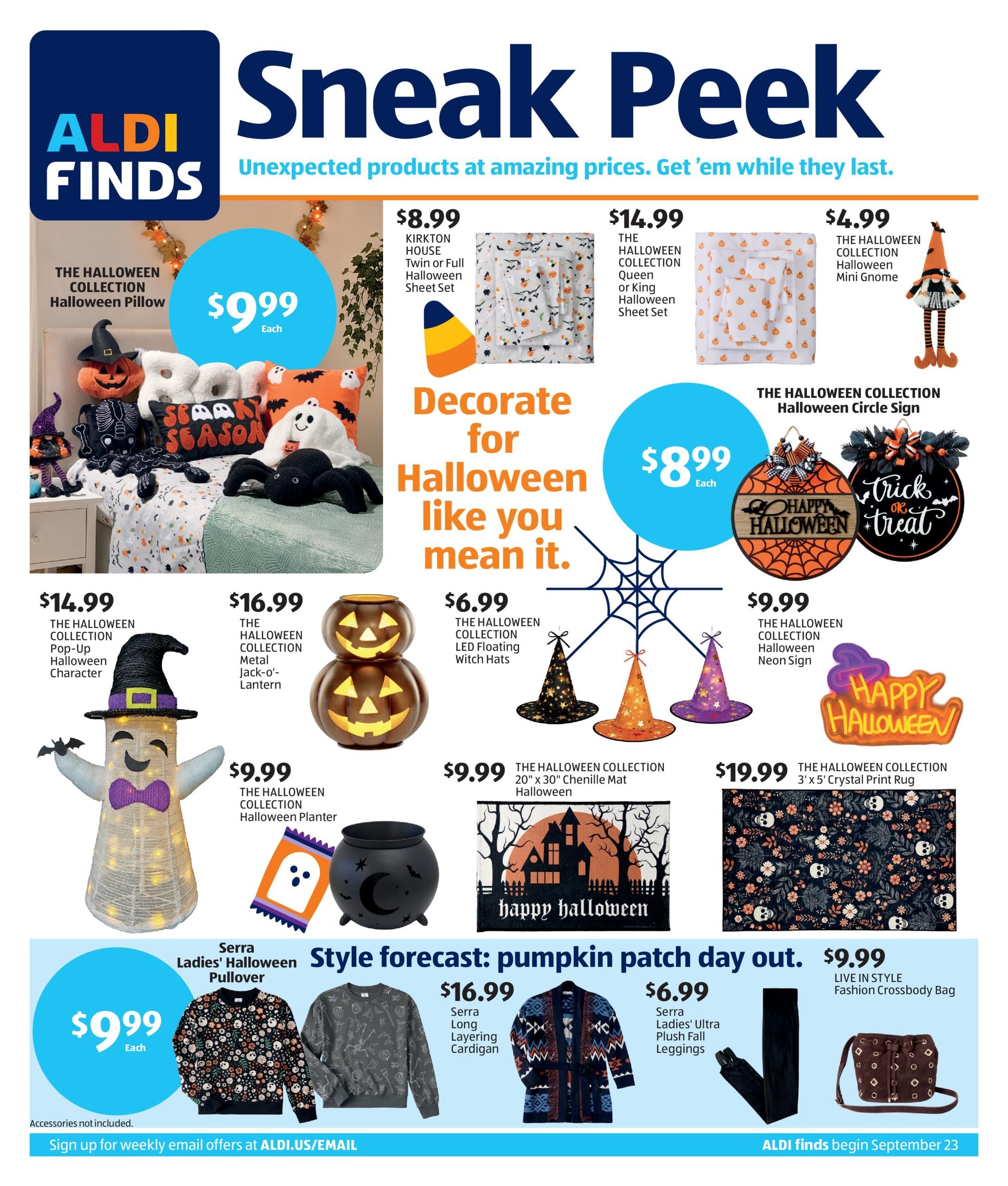 ALDI In Store Weekly Ad September 23 - 29, 2026
