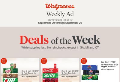 Walgreens (Salem Area, AR) Weekly Ad September 20 - 26, 2026