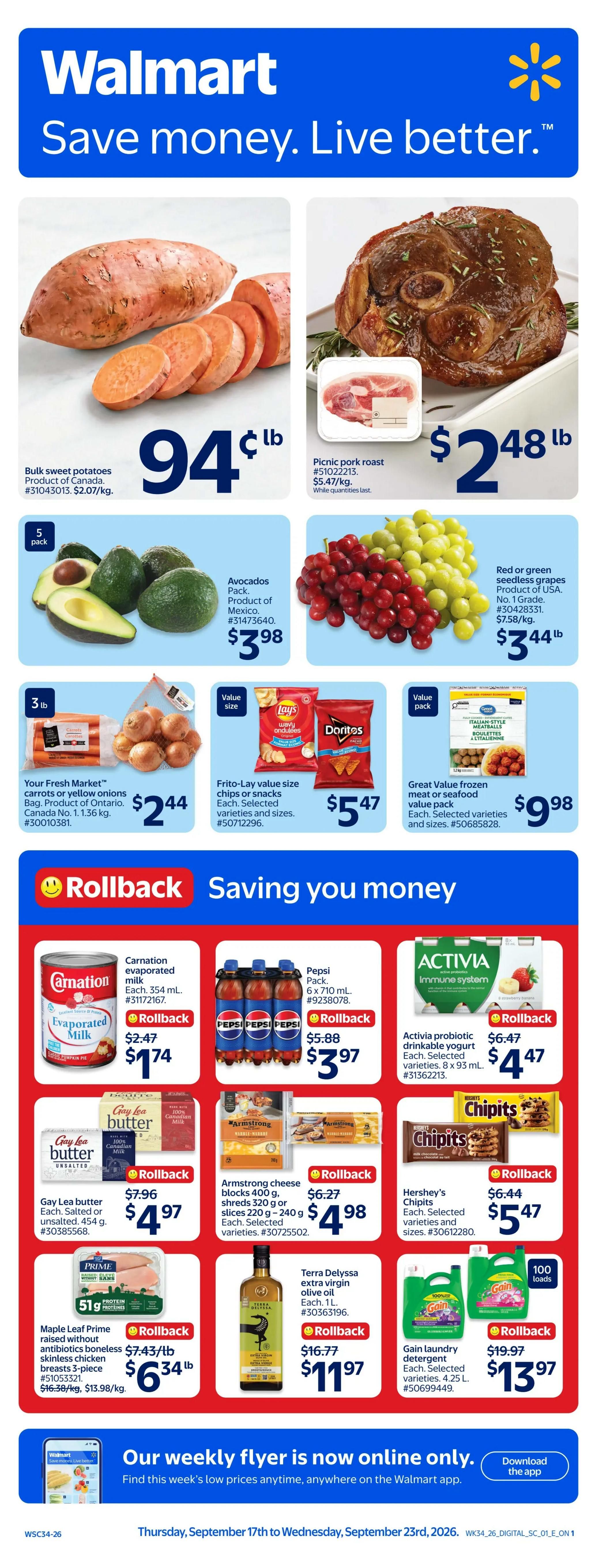 Walmart (ON) Flyer September 17 to 23