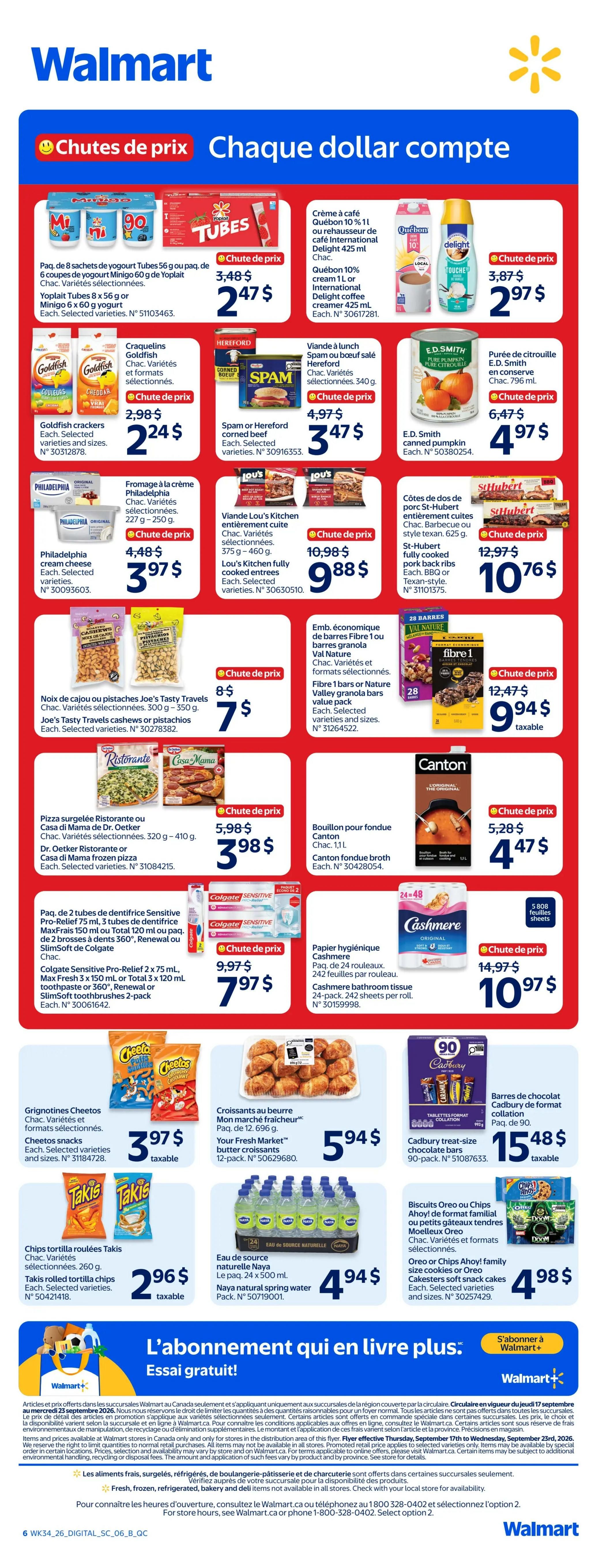 Walmart (QC) Flyer September 17 to 23