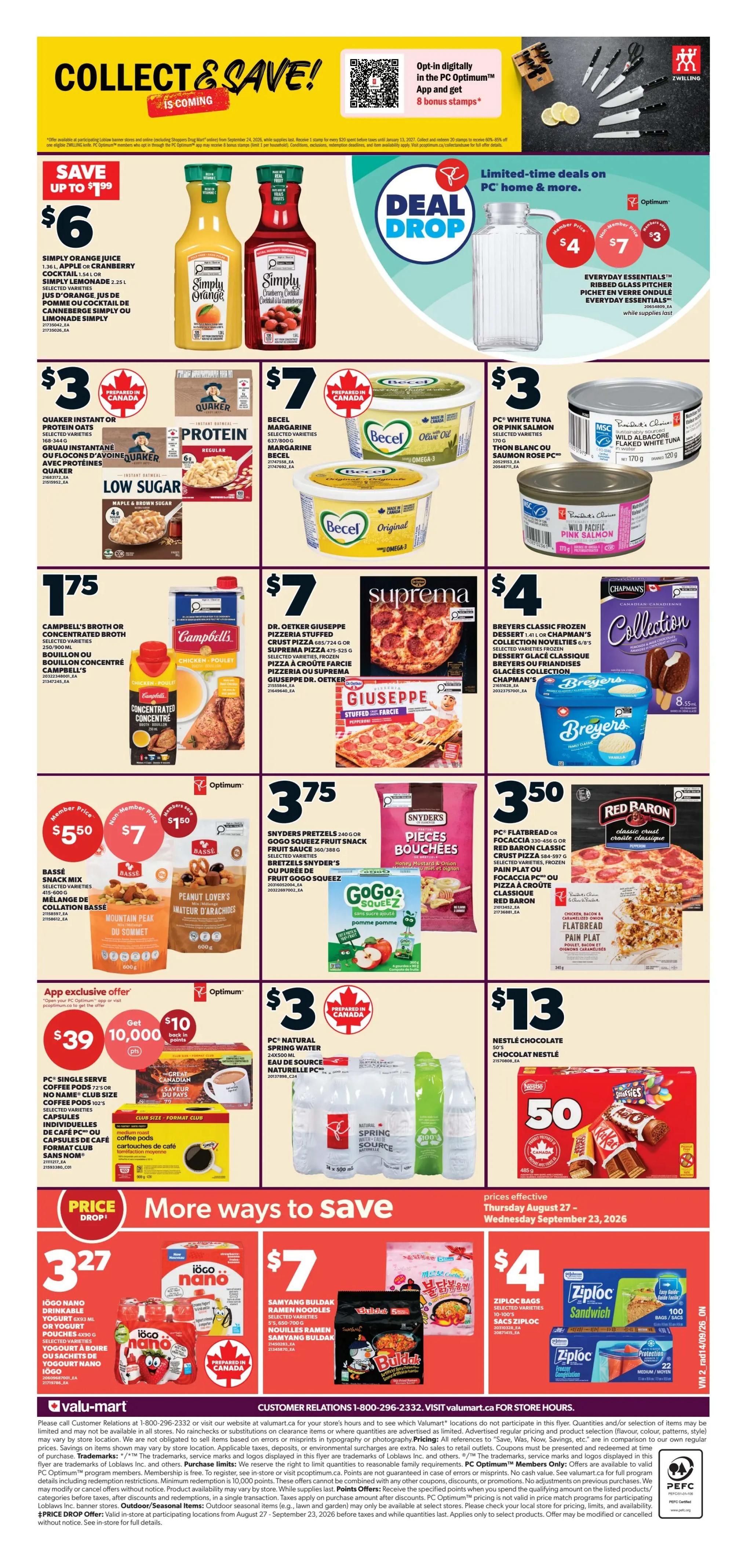Valu-mart Flyer September 17 to 23