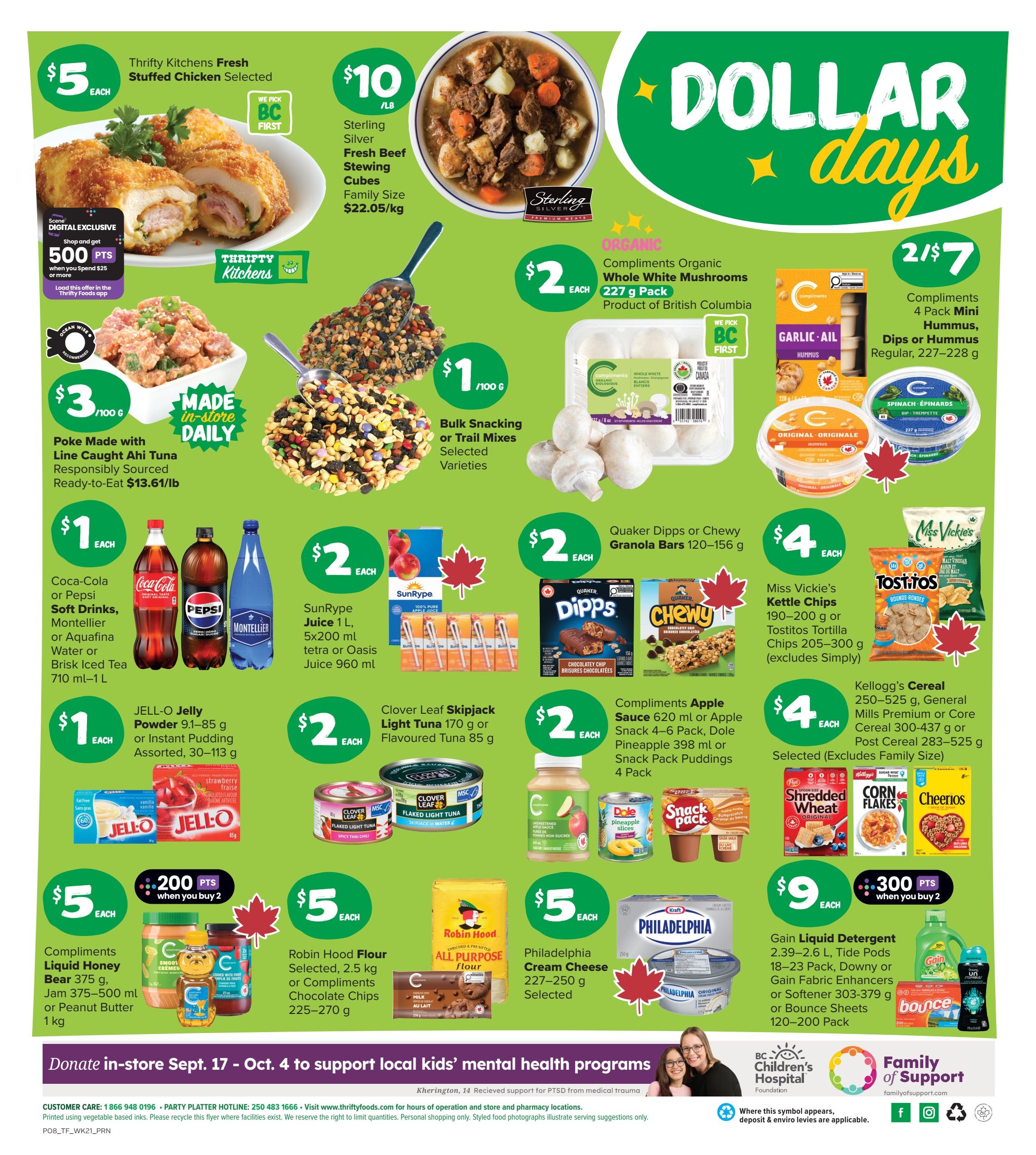Thrifty Foods Flyer September 17 to 23