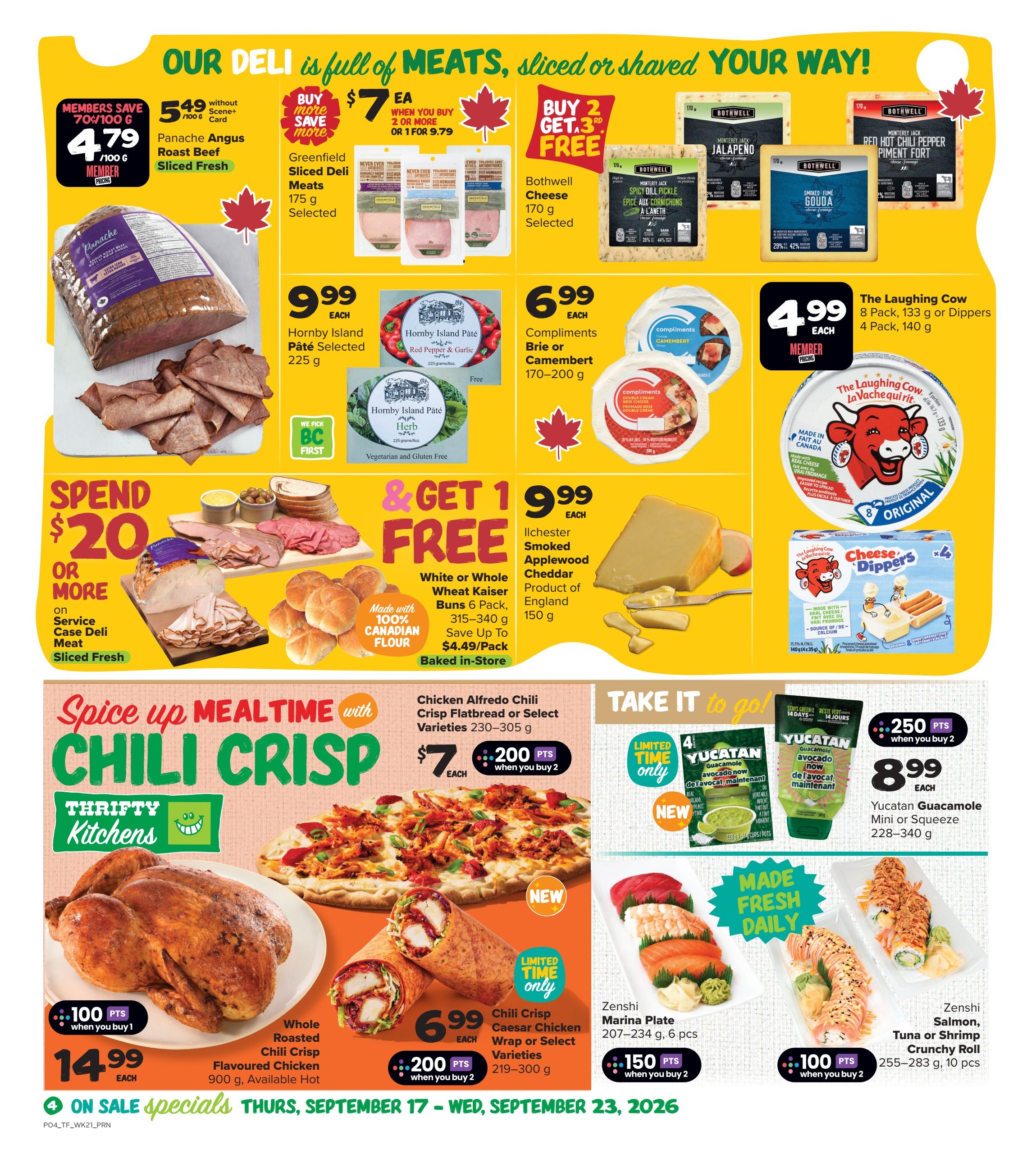 Thrifty Foods Flyer September 17 to 23